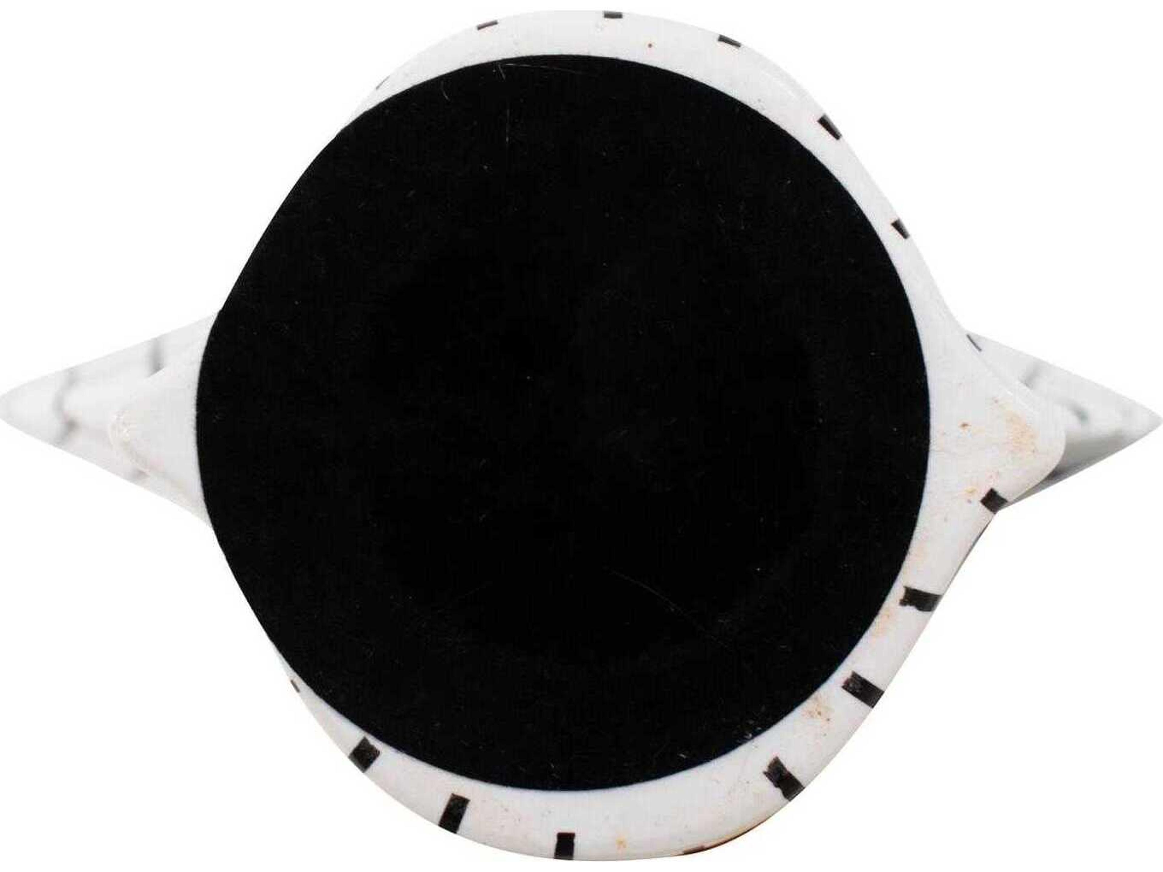 Howard Elliott Matte White Hansford Keyhole Vase