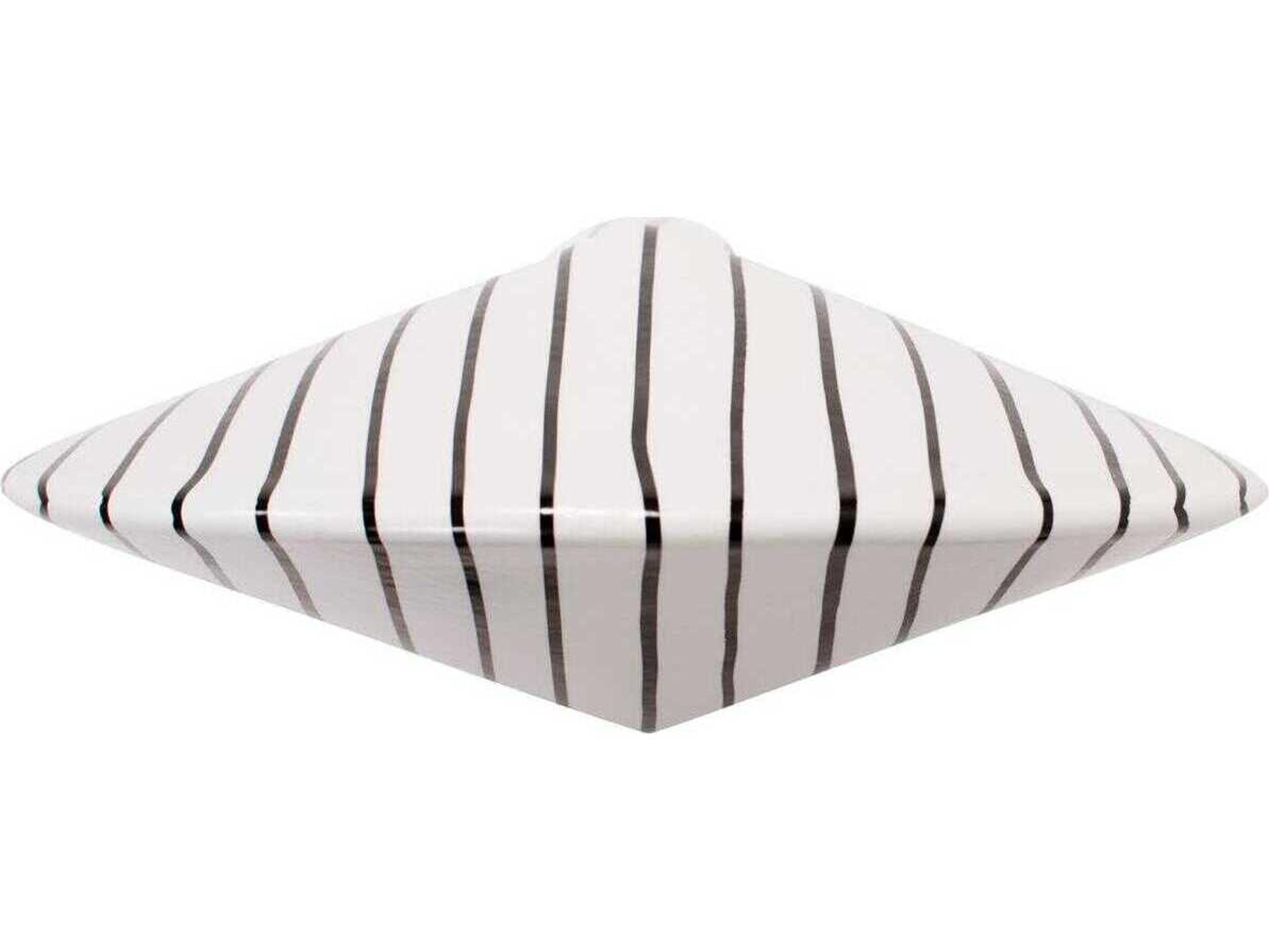 Howard Elliott Matte White Hansford Keyhole Vase