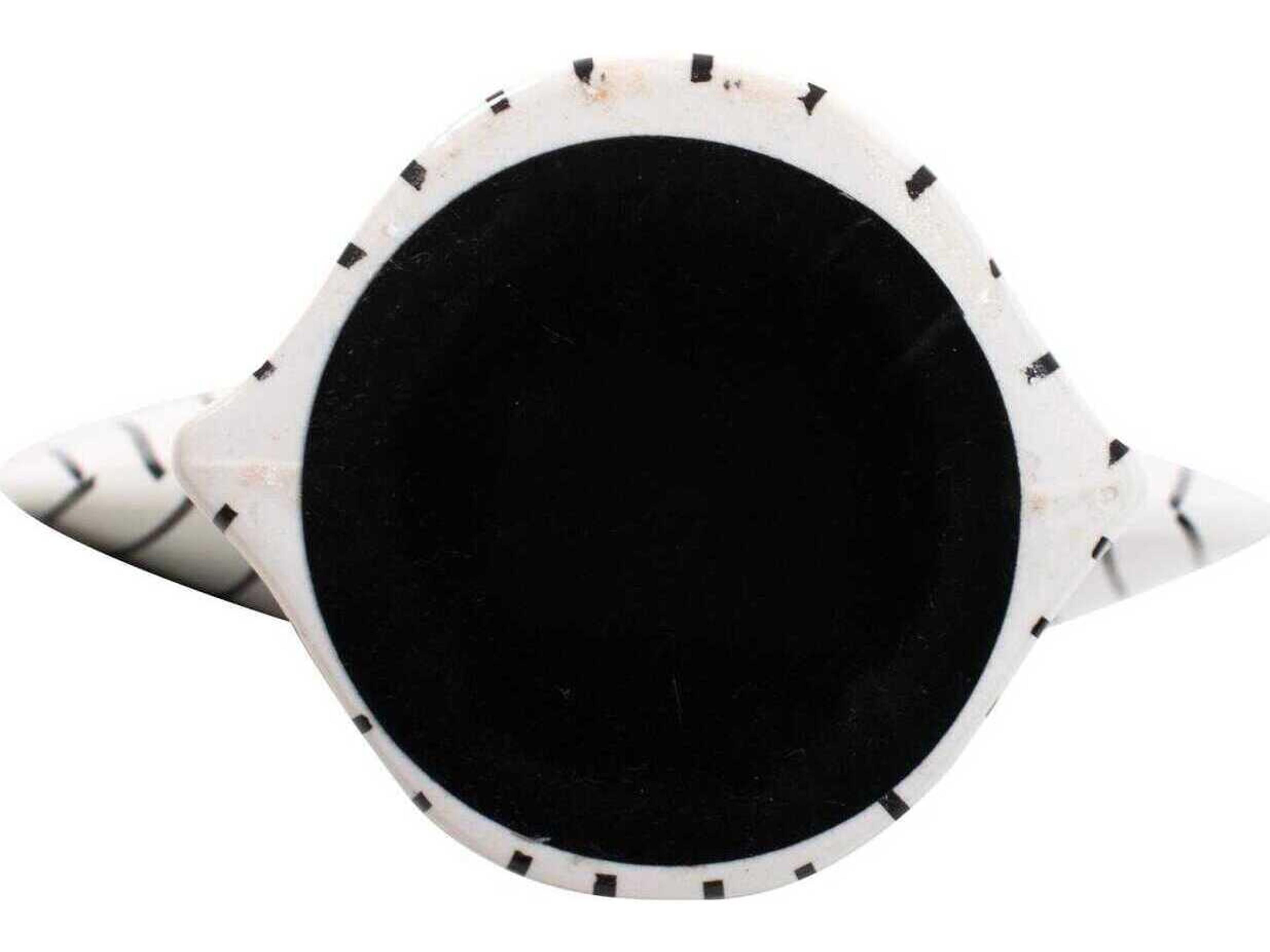 Howard Elliott Matte White Hansford Keyhole Vase