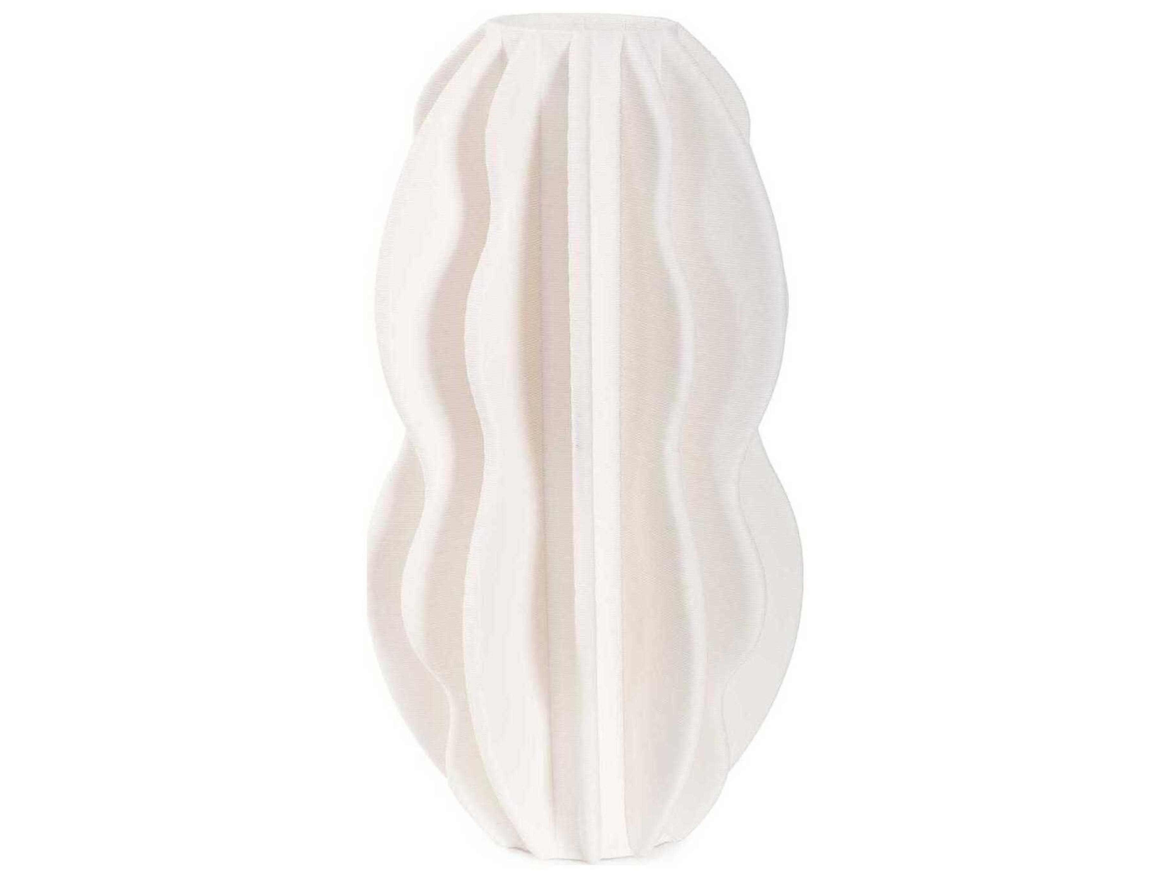 Matte White Oswick Tiered Vase