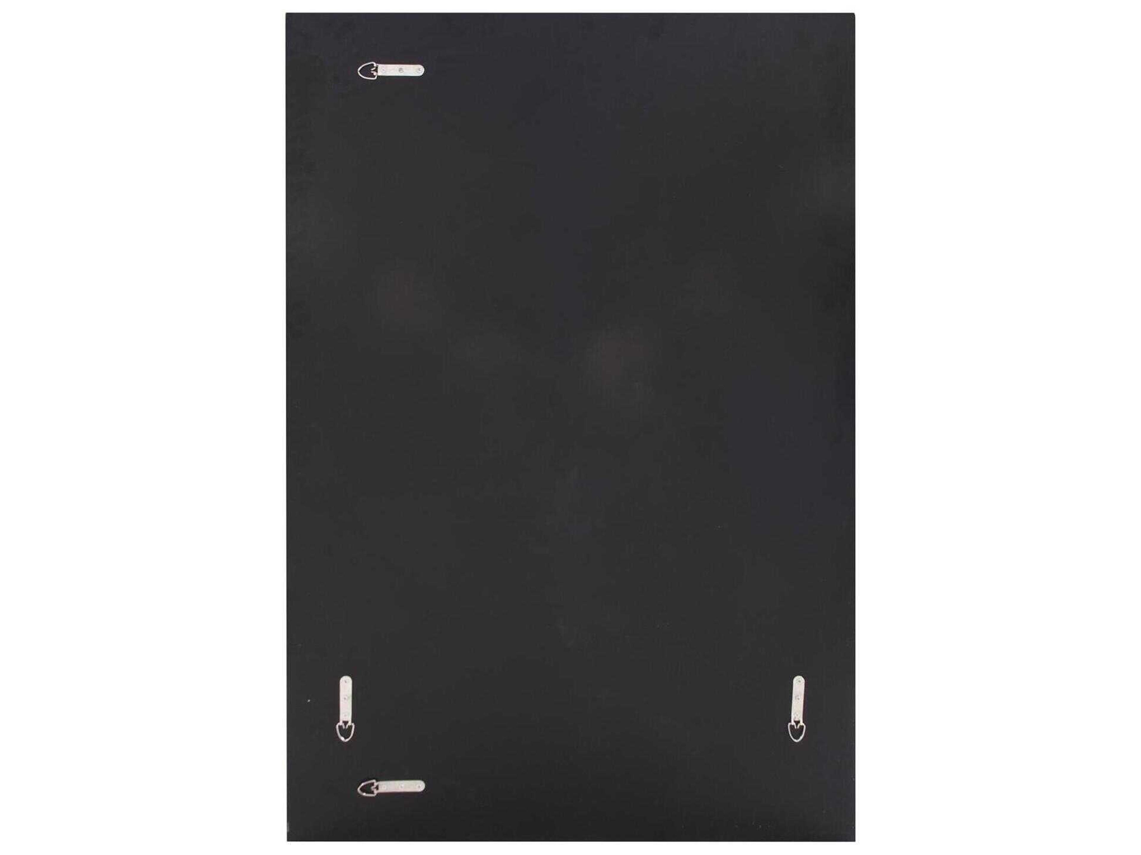 Howard Elliott Auryn Smokey Gray Rectangular Wall Mirror