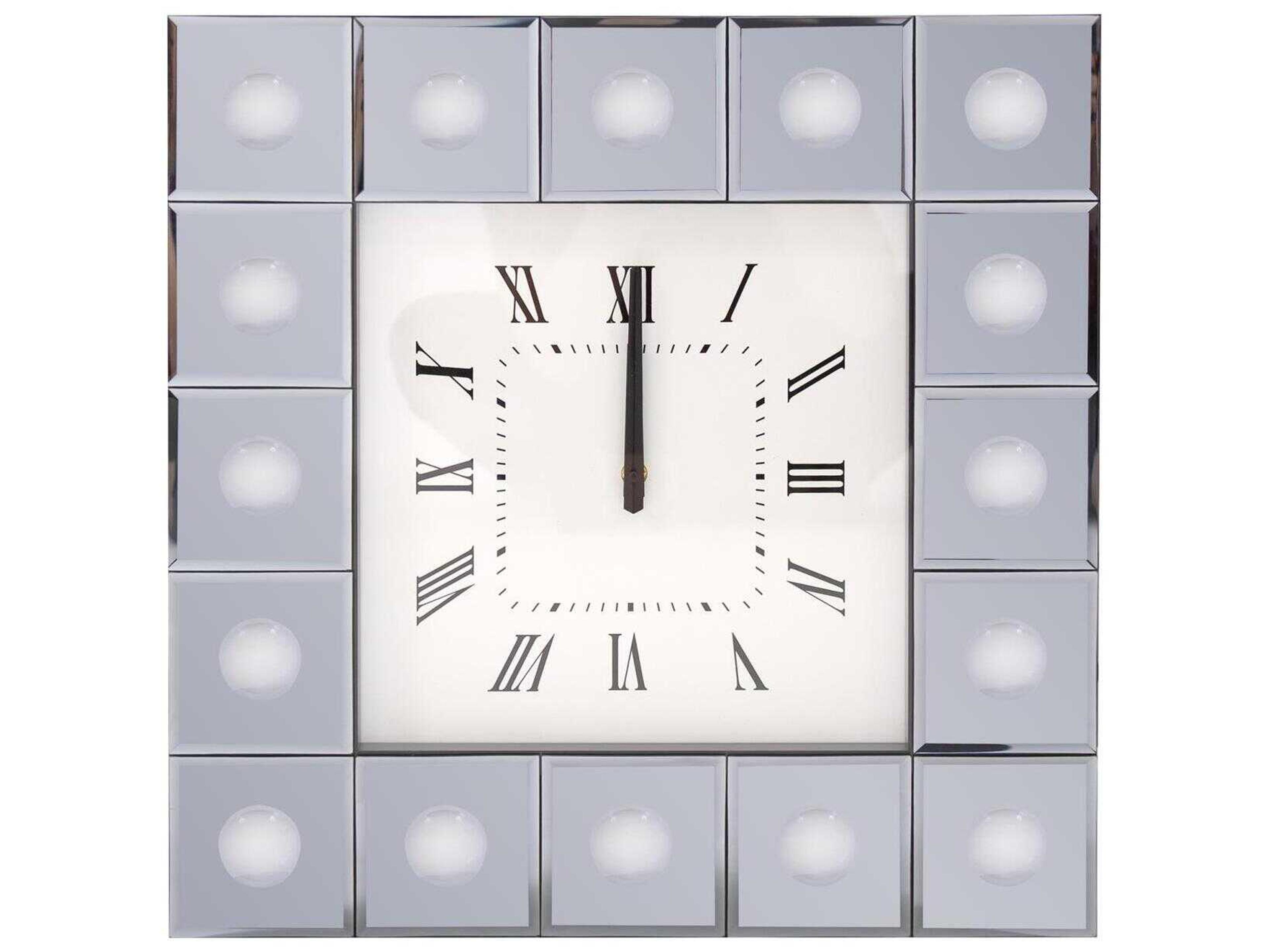 Grigio Mirrored Wall Clock