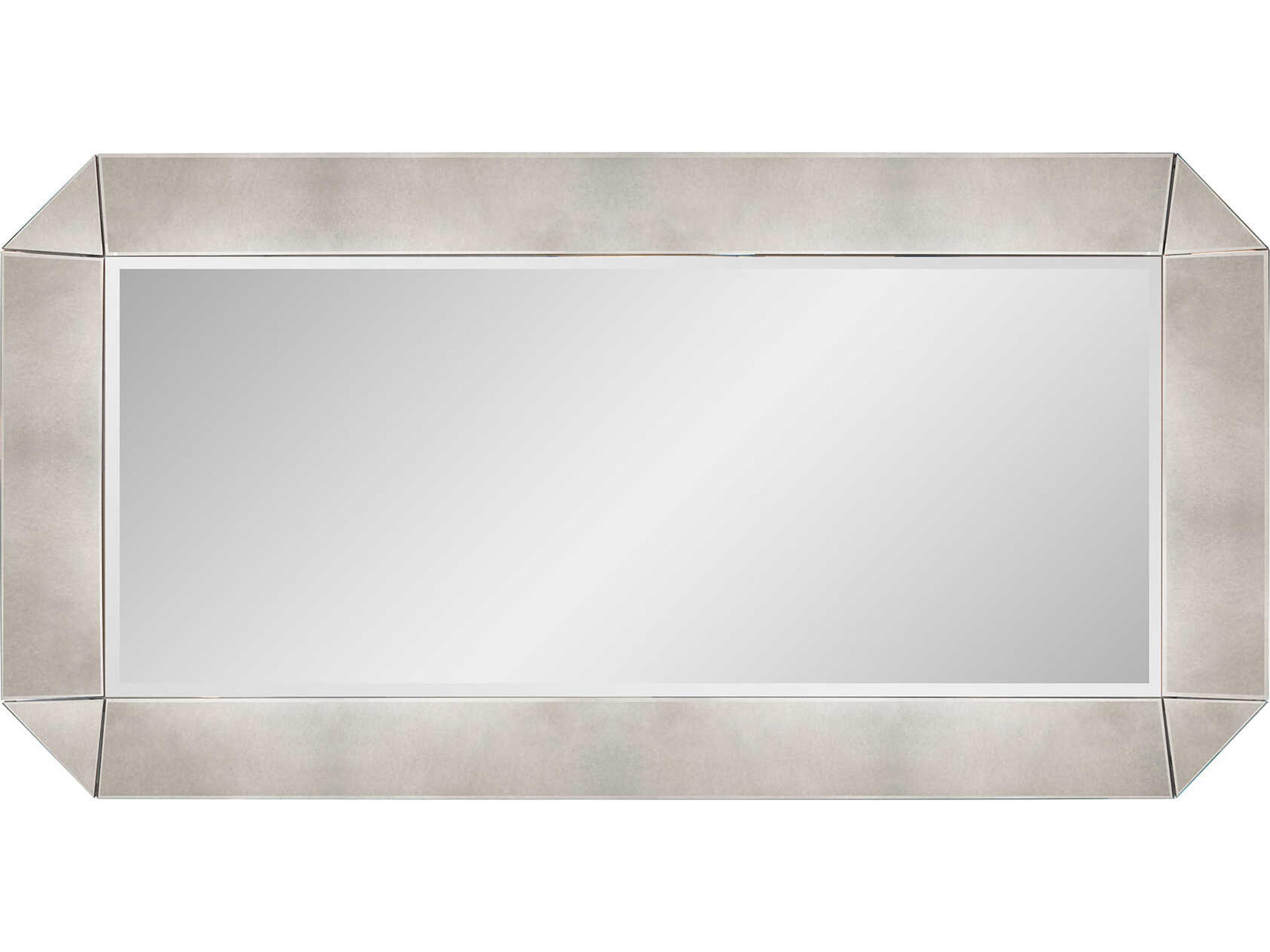 Howard Elliott Concave Lounge Smokey Pearl Rectangular Wall Mirror