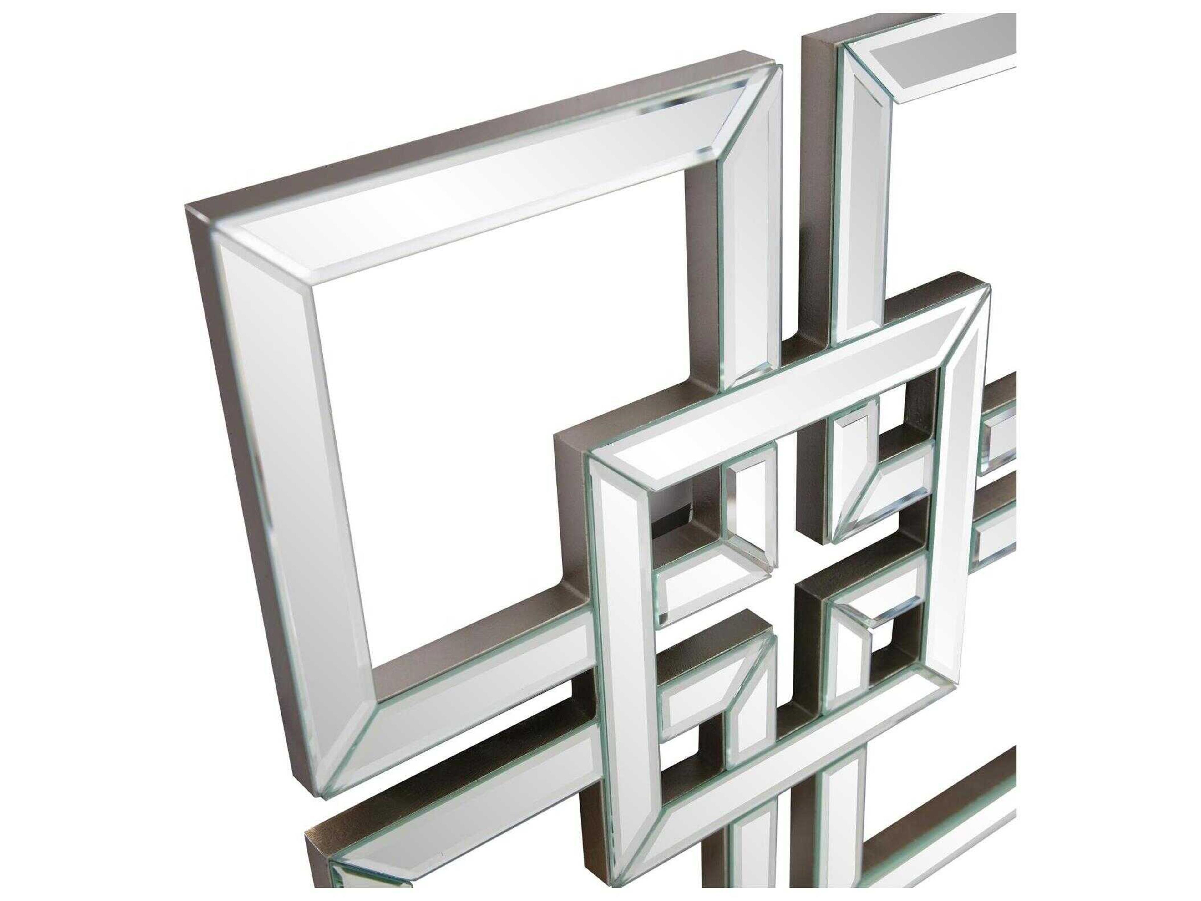 Howard Elliott Landia Clear Square Wall Mirror