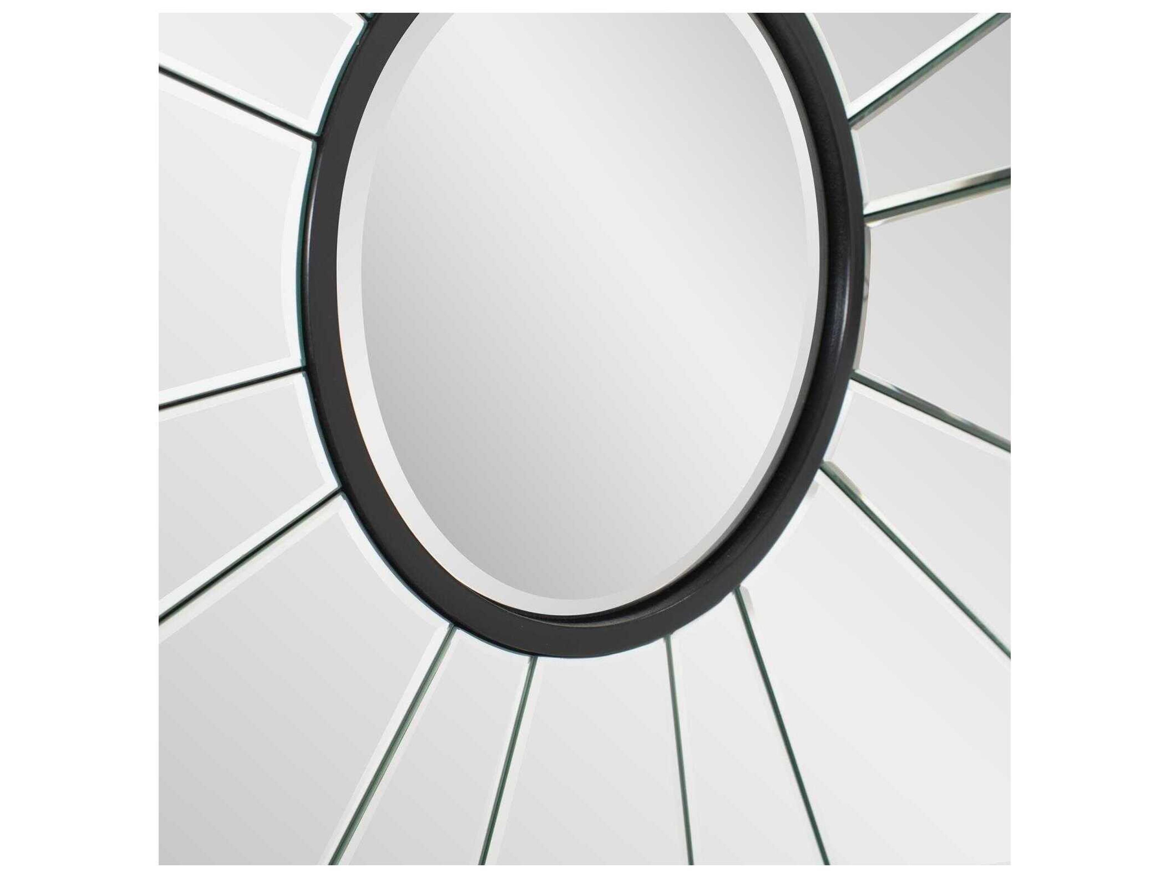 Howard Elliott Camfield Polished Silver Wall Mirror