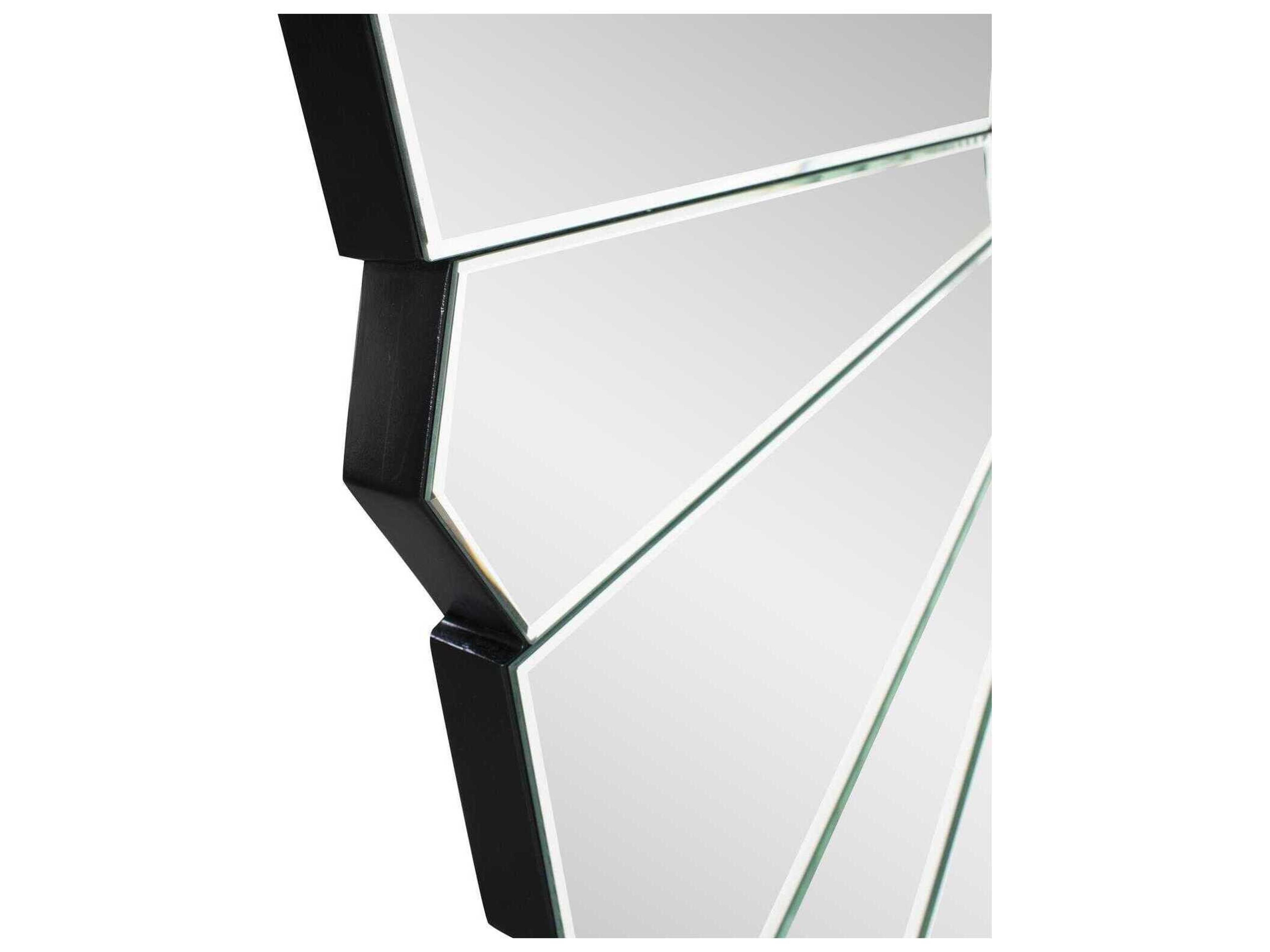 Howard Elliott Camfield Polished Silver Wall Mirror