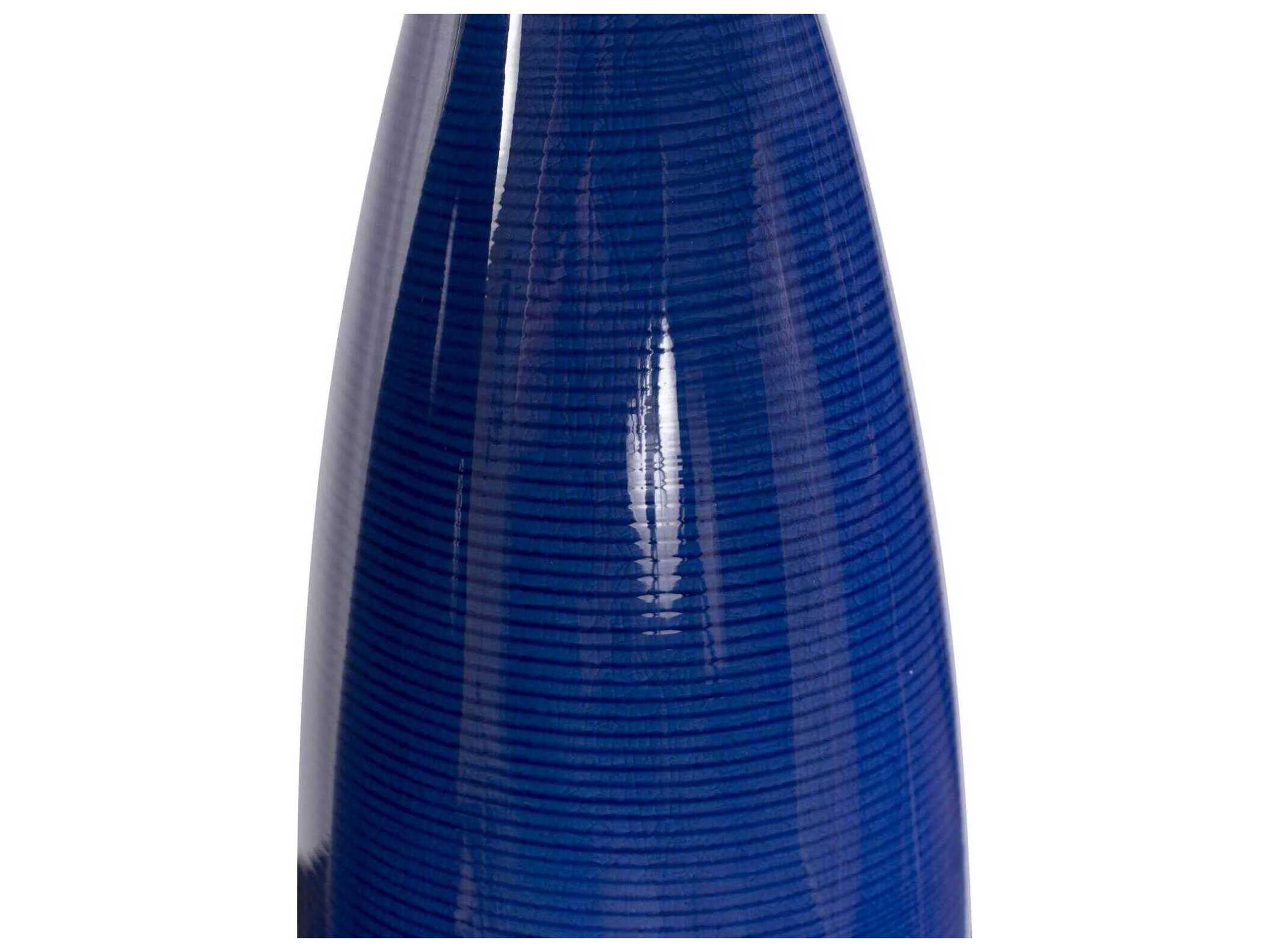 Howard Elliott Glossy Cobalt Vase (Set of 2)
