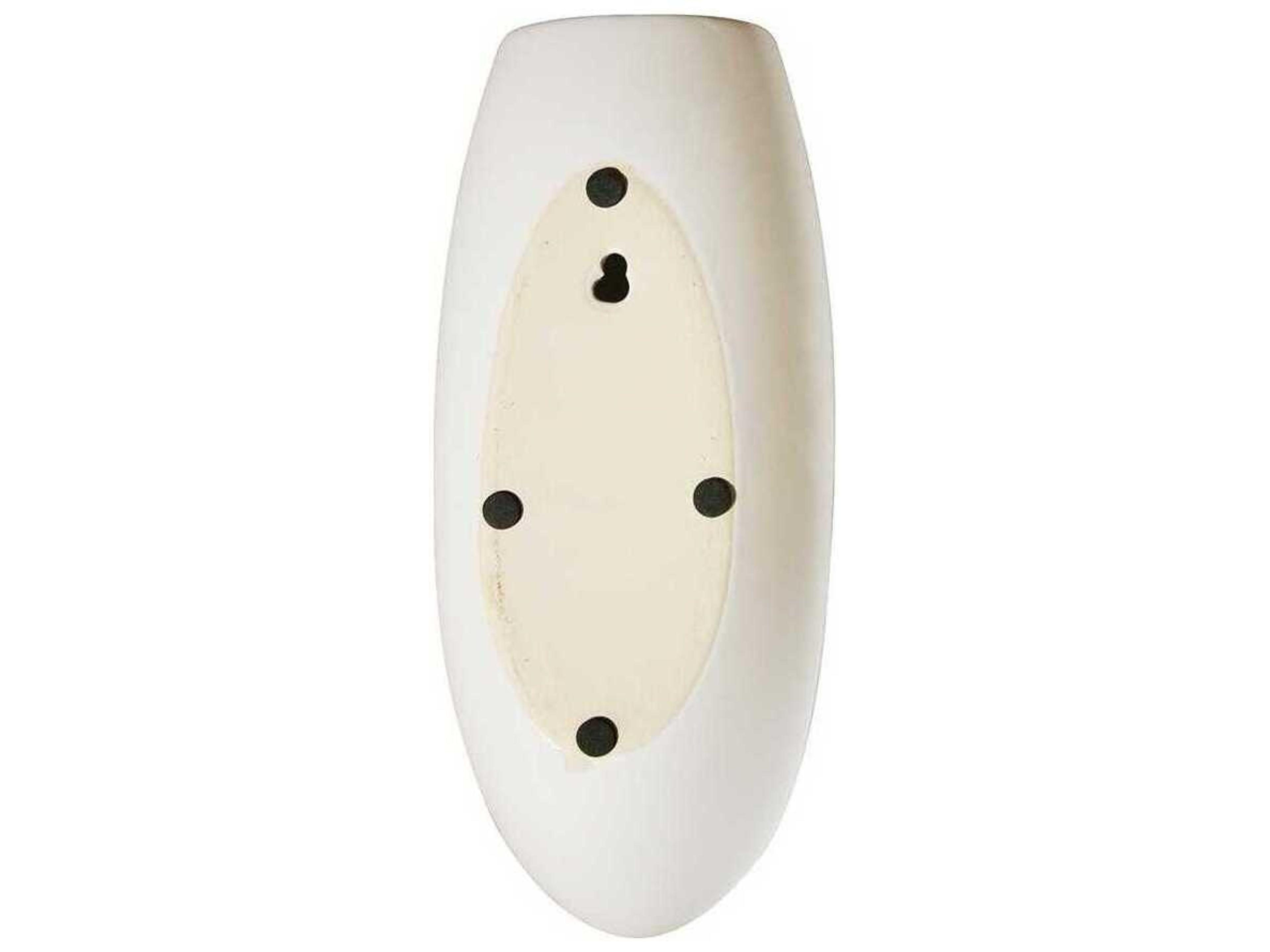 Howard Elliott Matte White Face Wall Sculpture