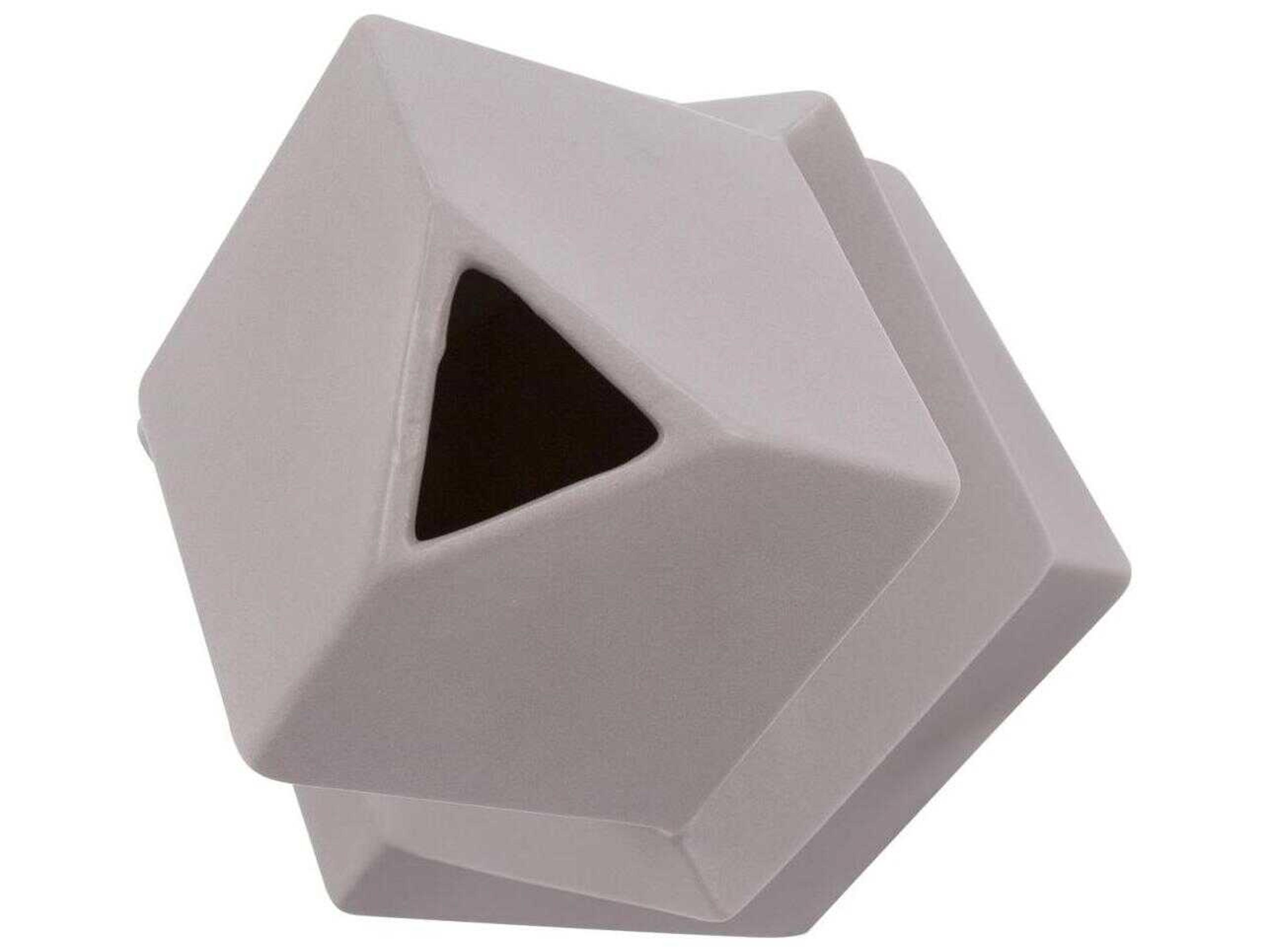 Howard Elliott Cubic Taupe Vase
