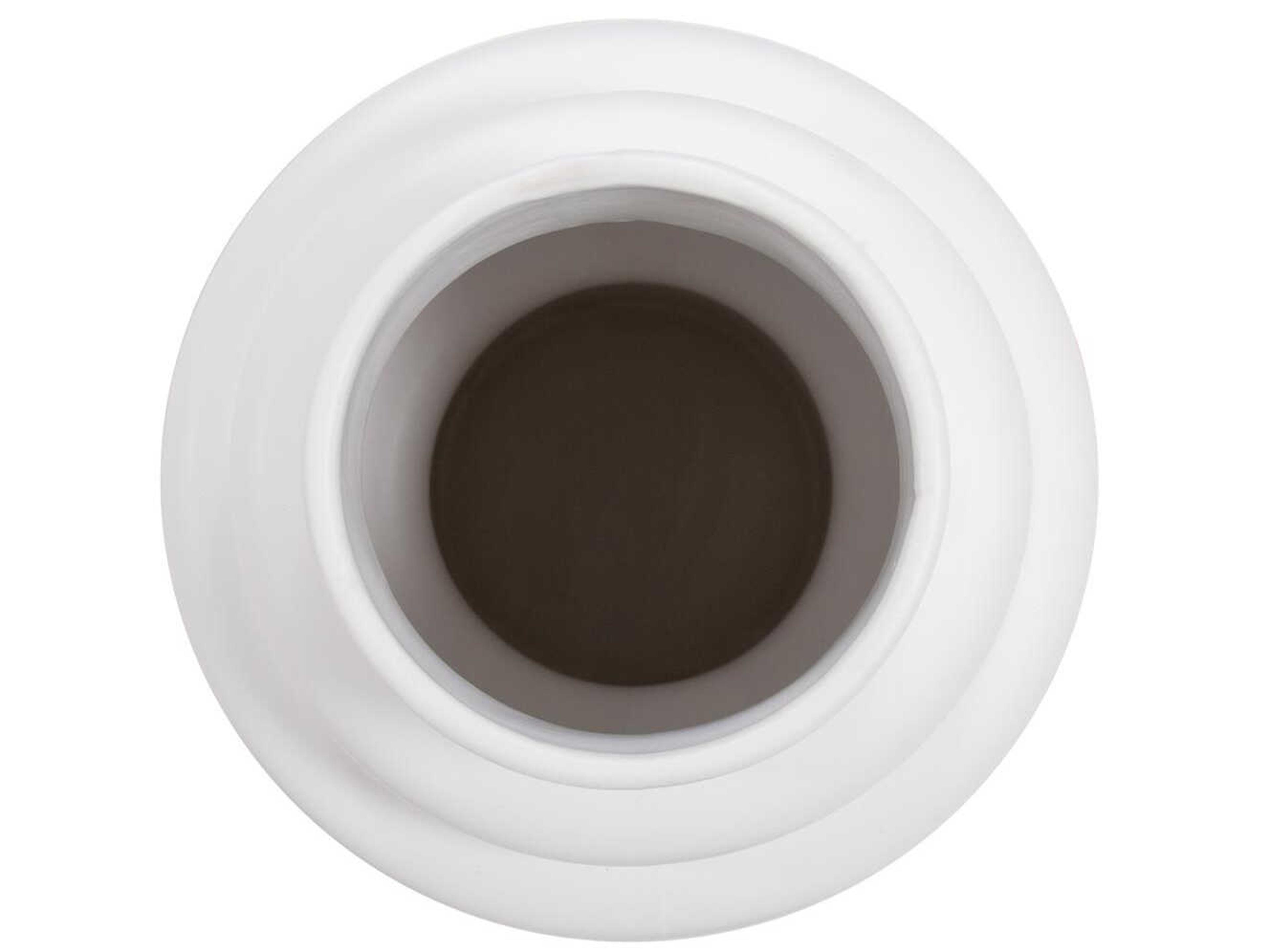 Howard Elliott Zopol Matte White Vase