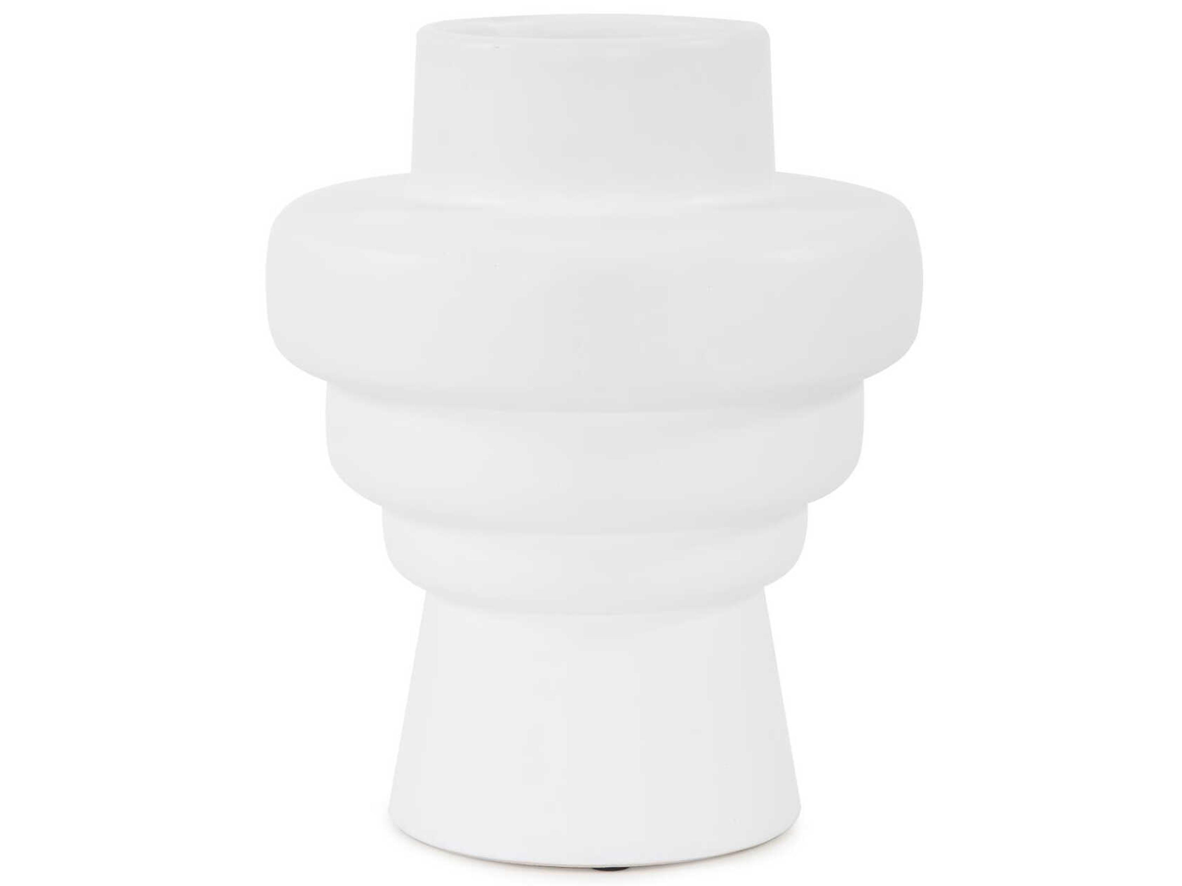 Zopol Matte White Vase