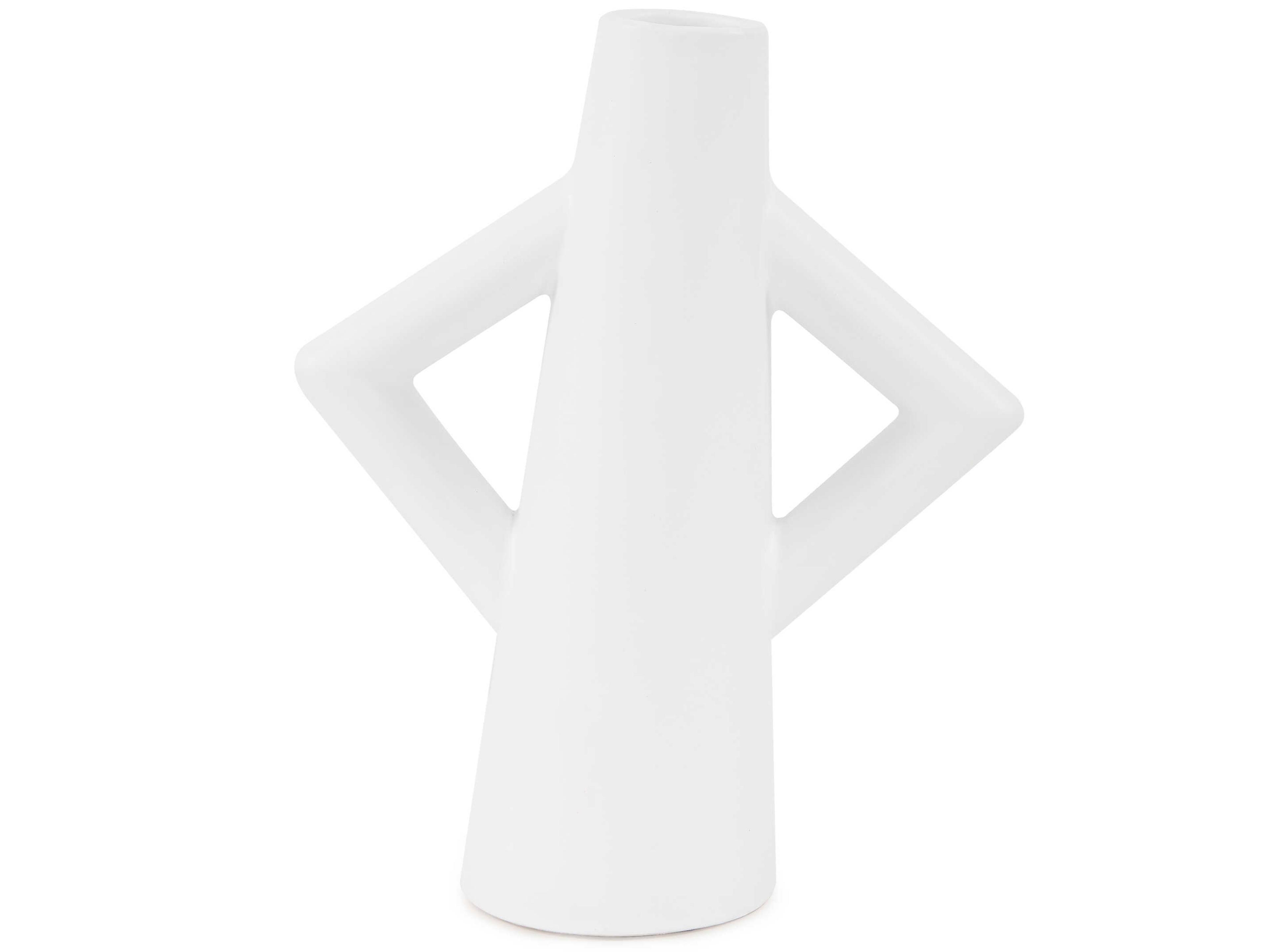 Astrid Matte White Vase