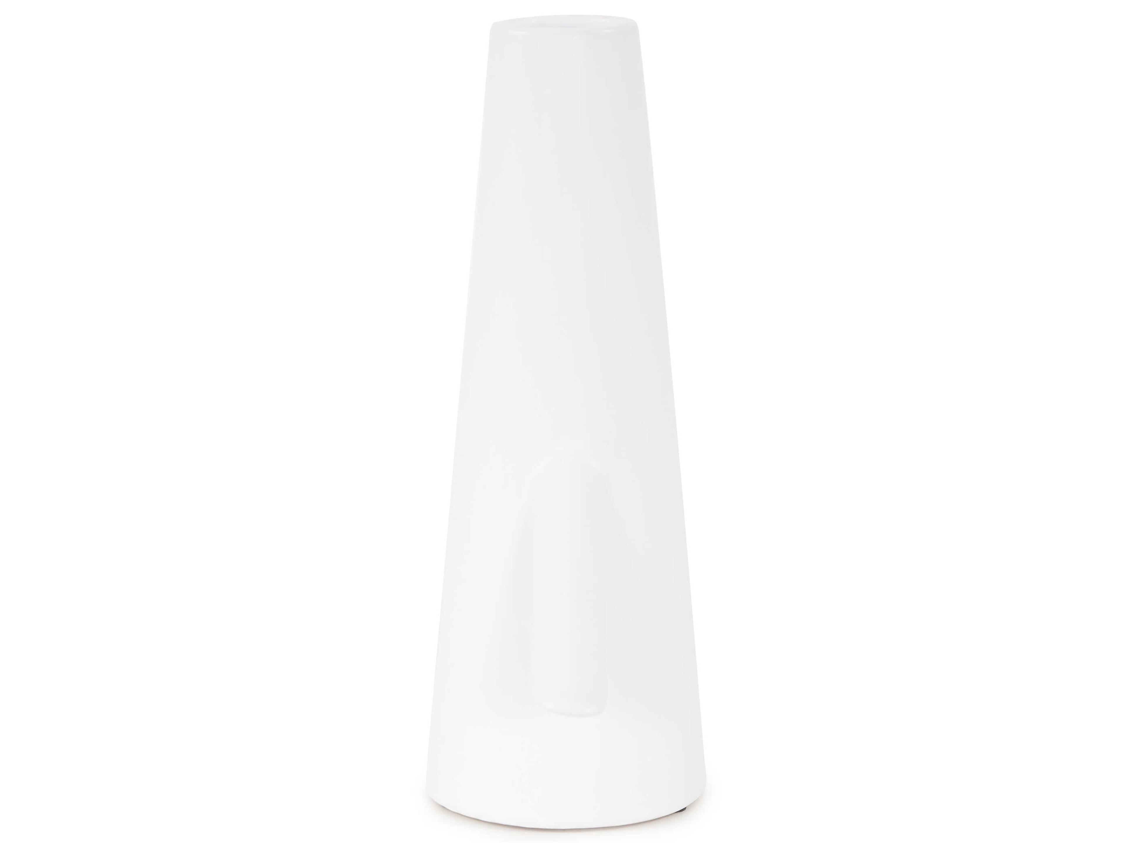 Howard Elliott Astrid Matte White Vase