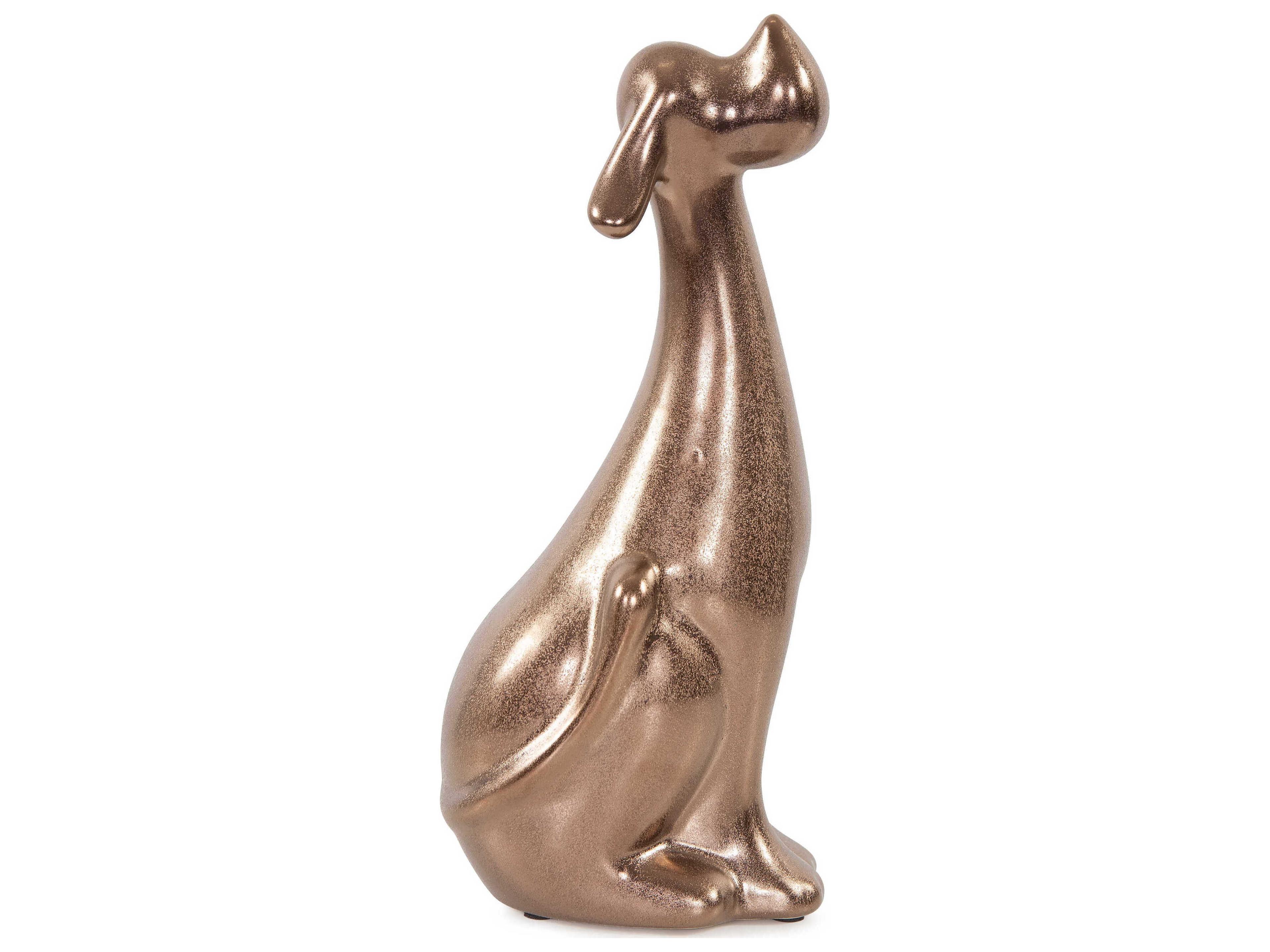 Howard Elliott Brass Hound Sculpture