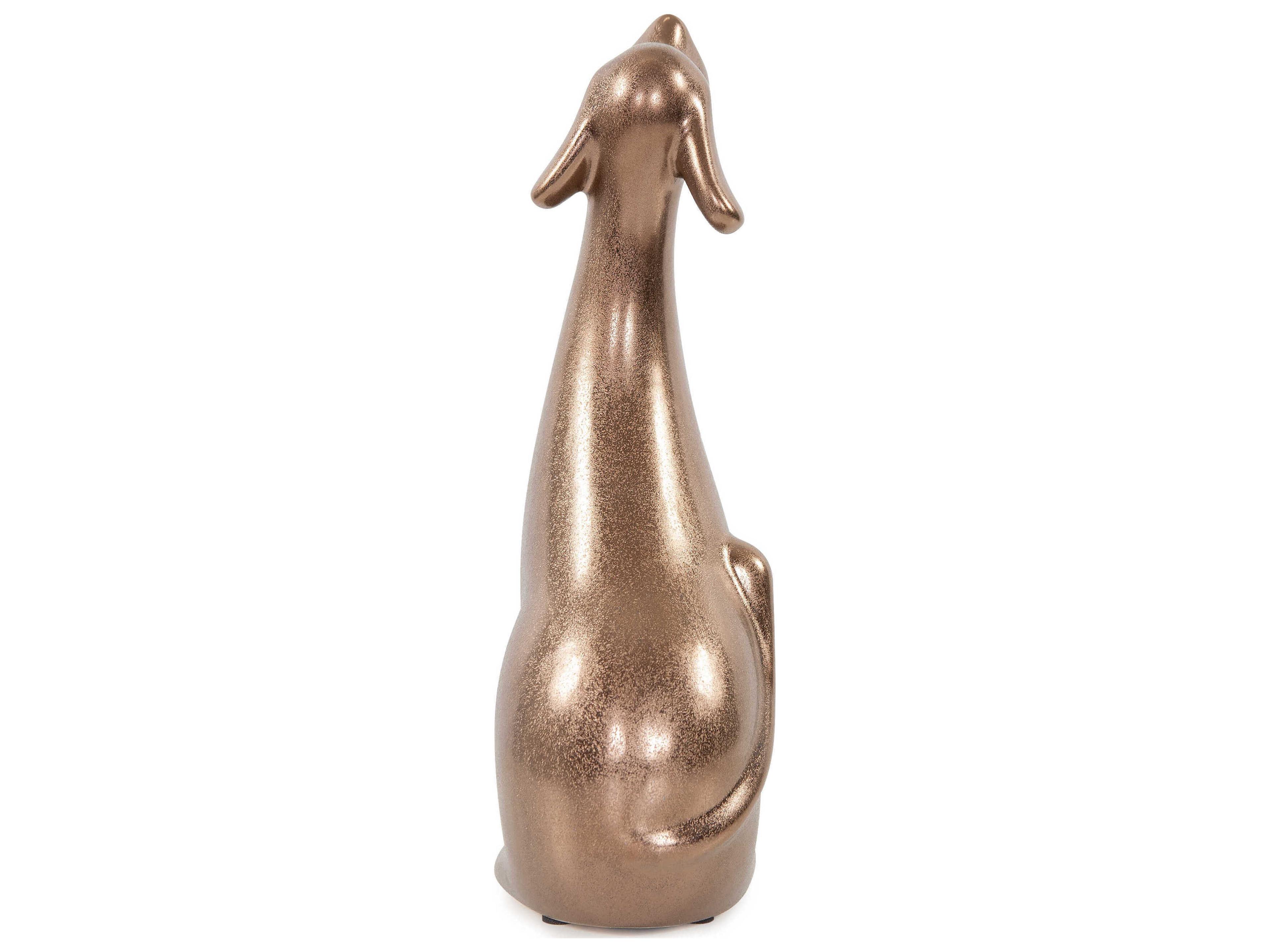 Howard Elliott Brass Hound Sculpture