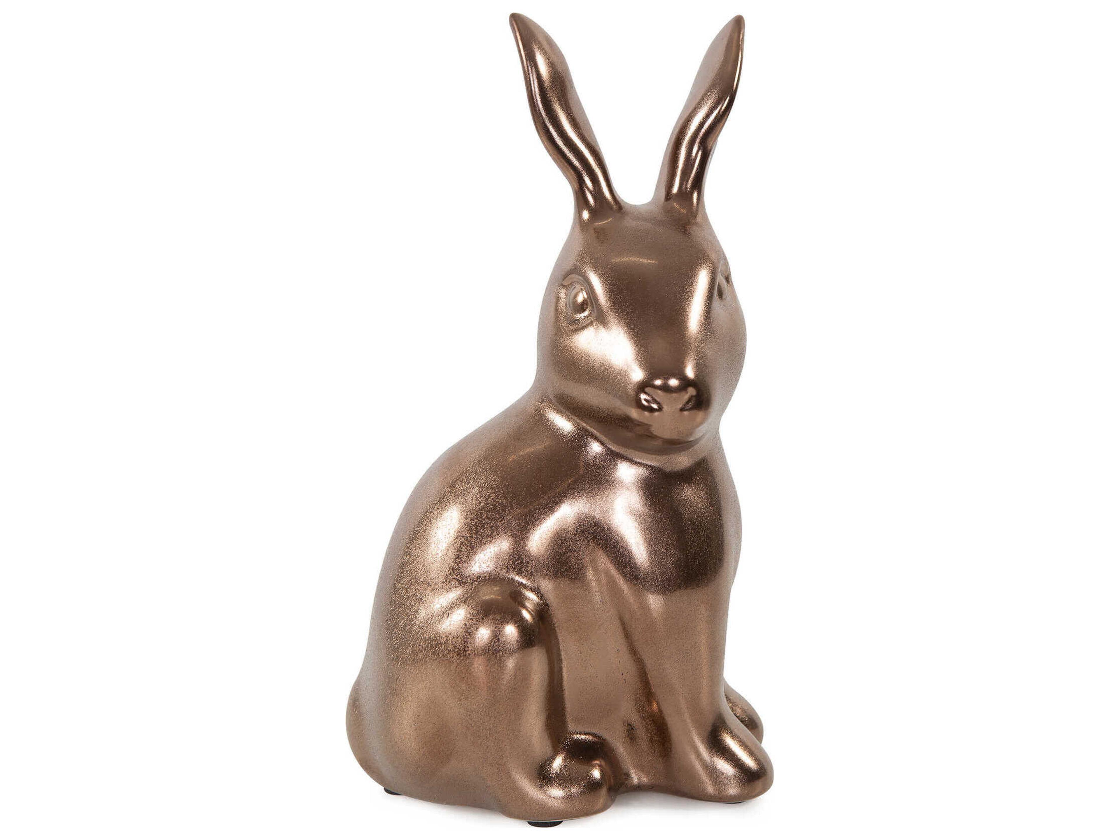 Howard Elliott Brass Rabbit Sculpture