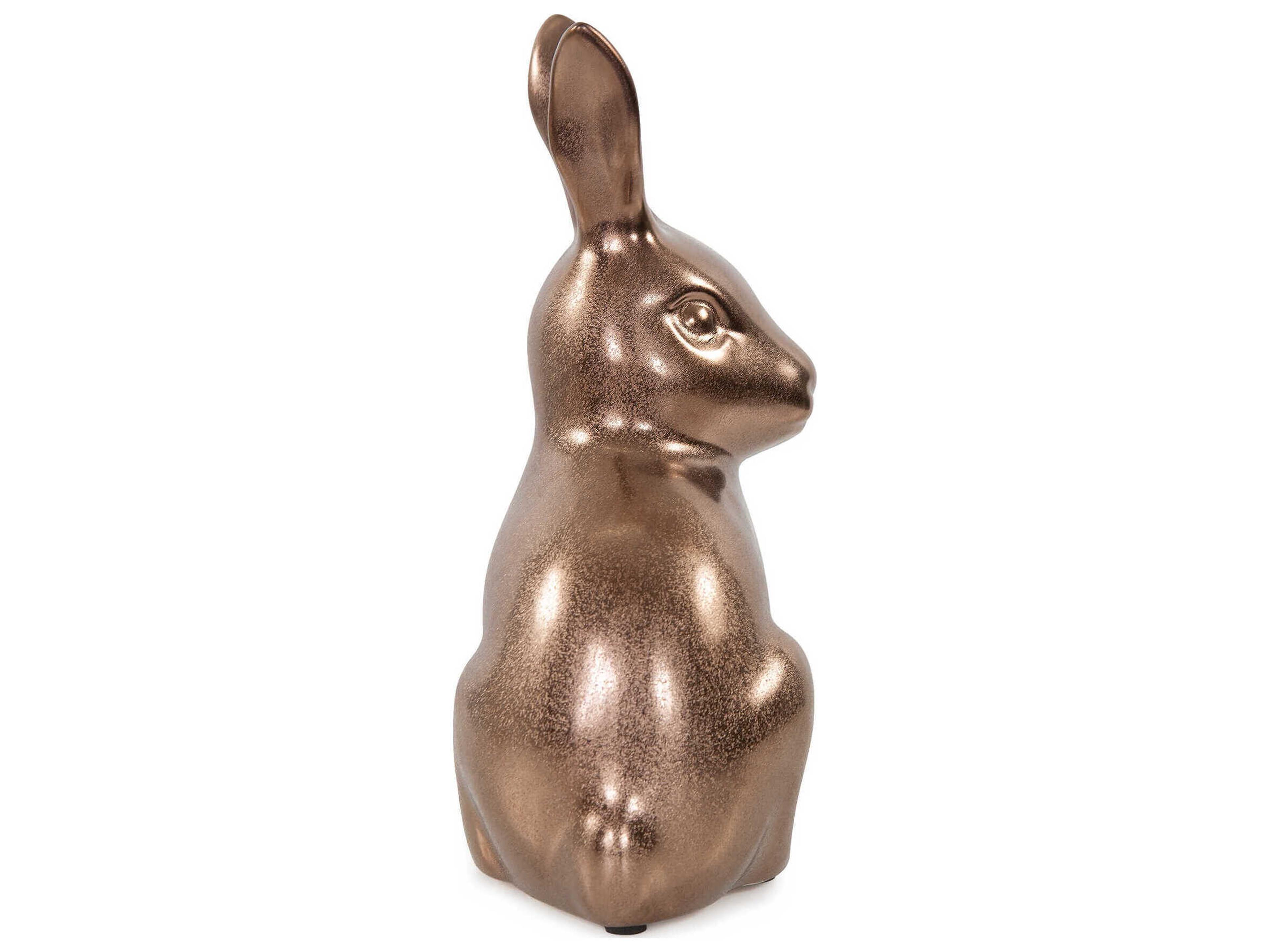 Howard Elliott Brass Rabbit Sculpture