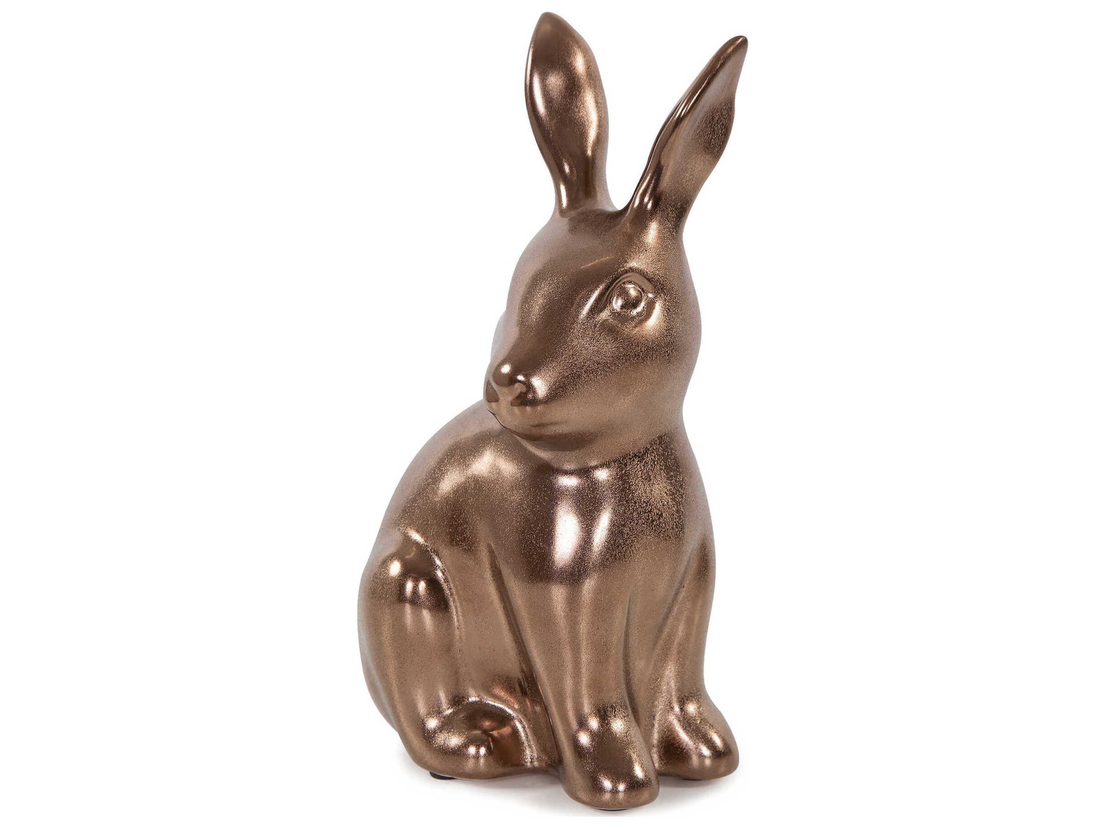 Howard Elliott Brass Rabbit Sculpture