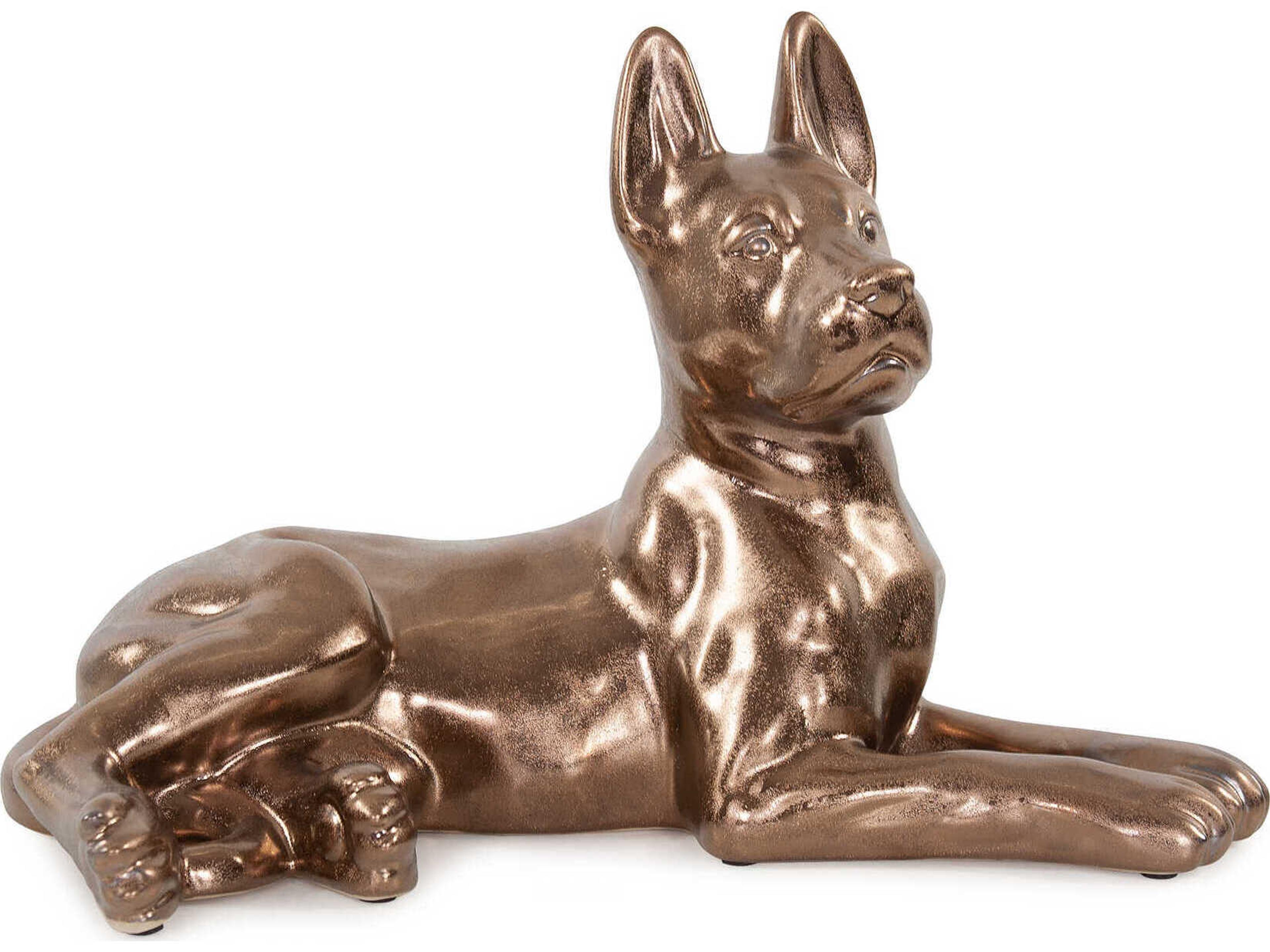 Howard Elliott Brass Shepard Sculpture