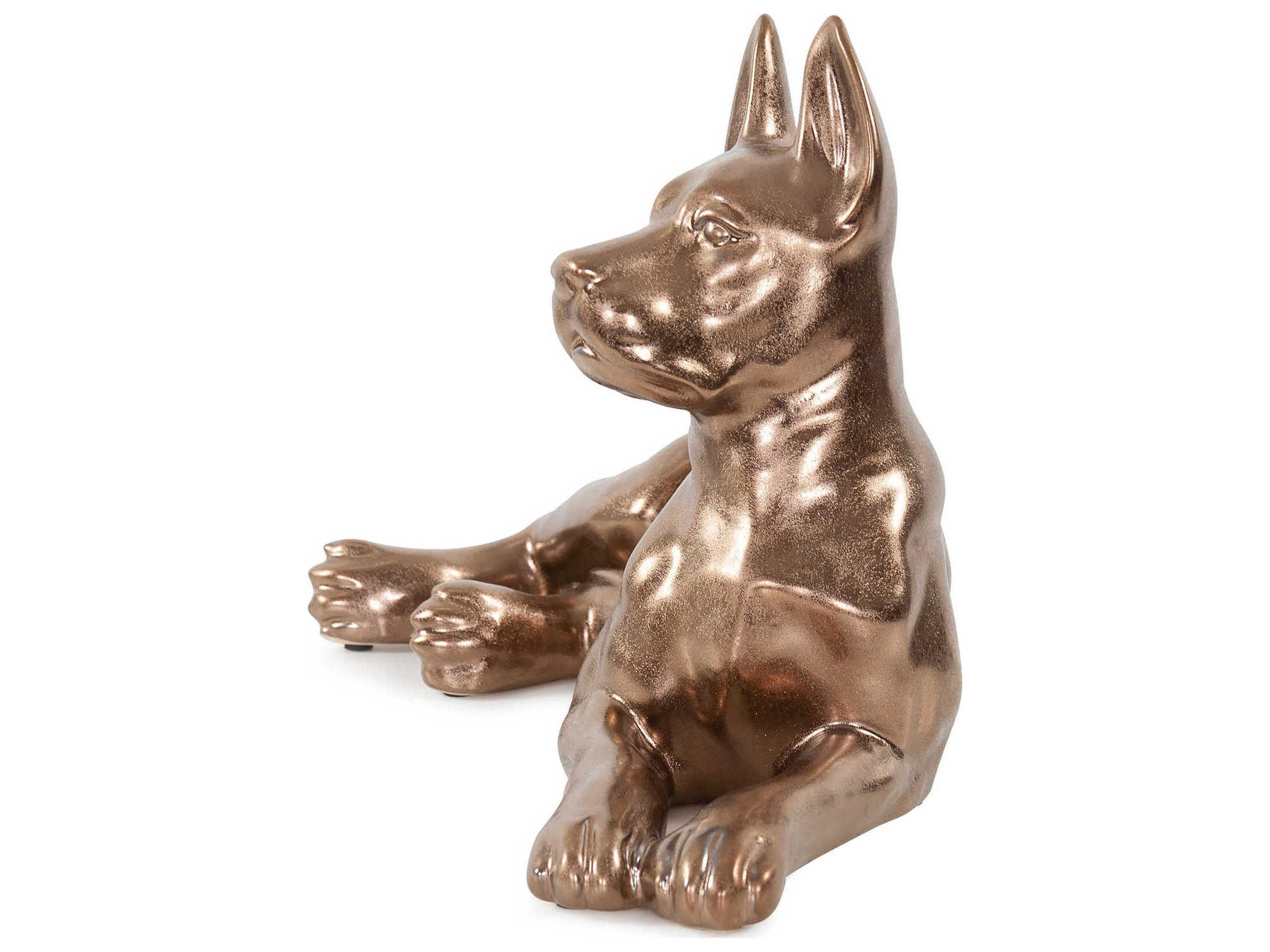 Howard Elliott Brass Shepard Sculpture