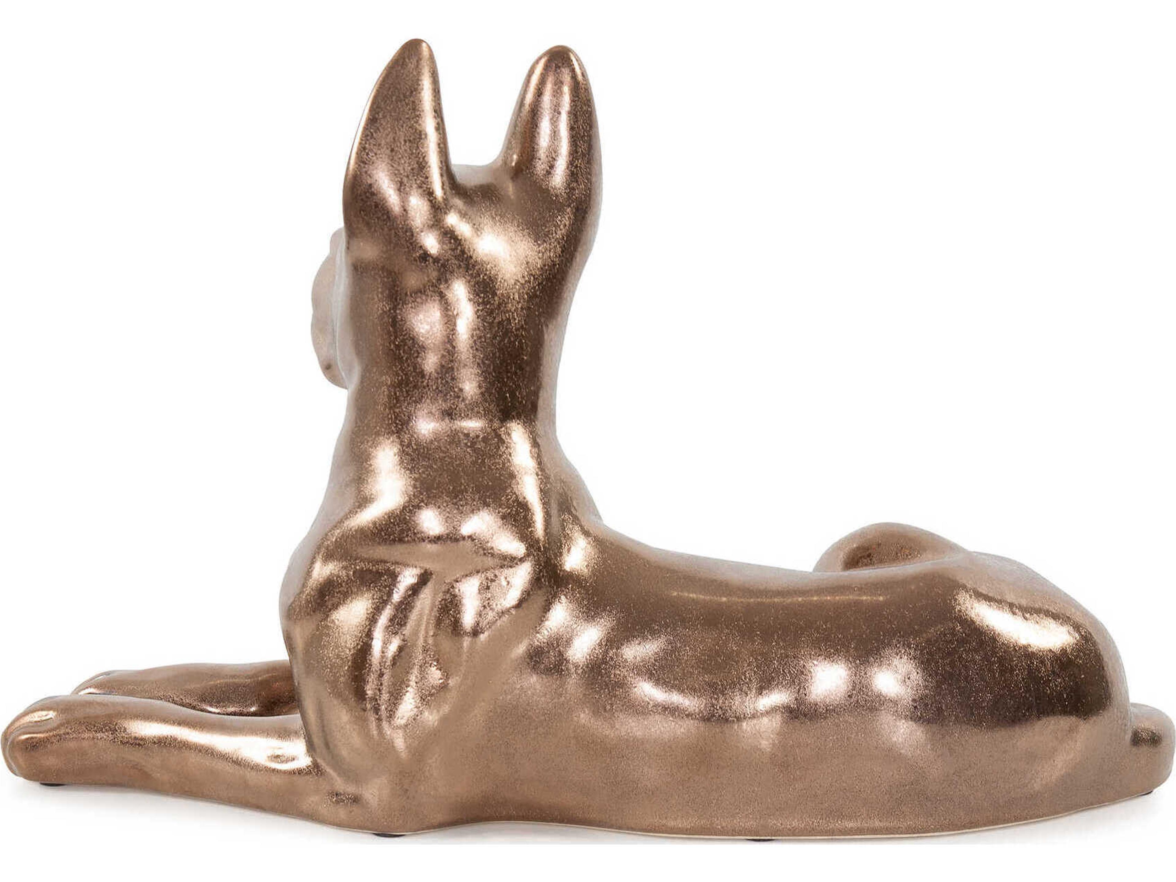 Howard Elliott Brass Shepard Sculpture