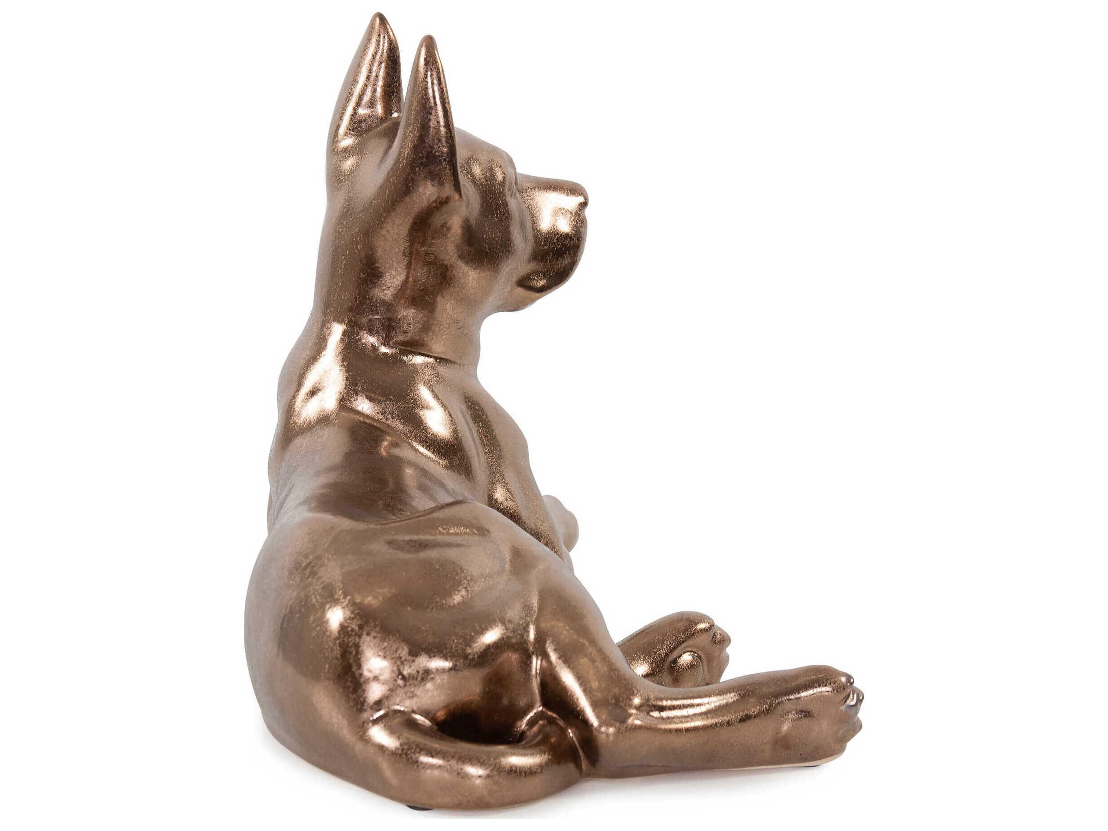 Howard Elliott Brass Shepard Sculpture