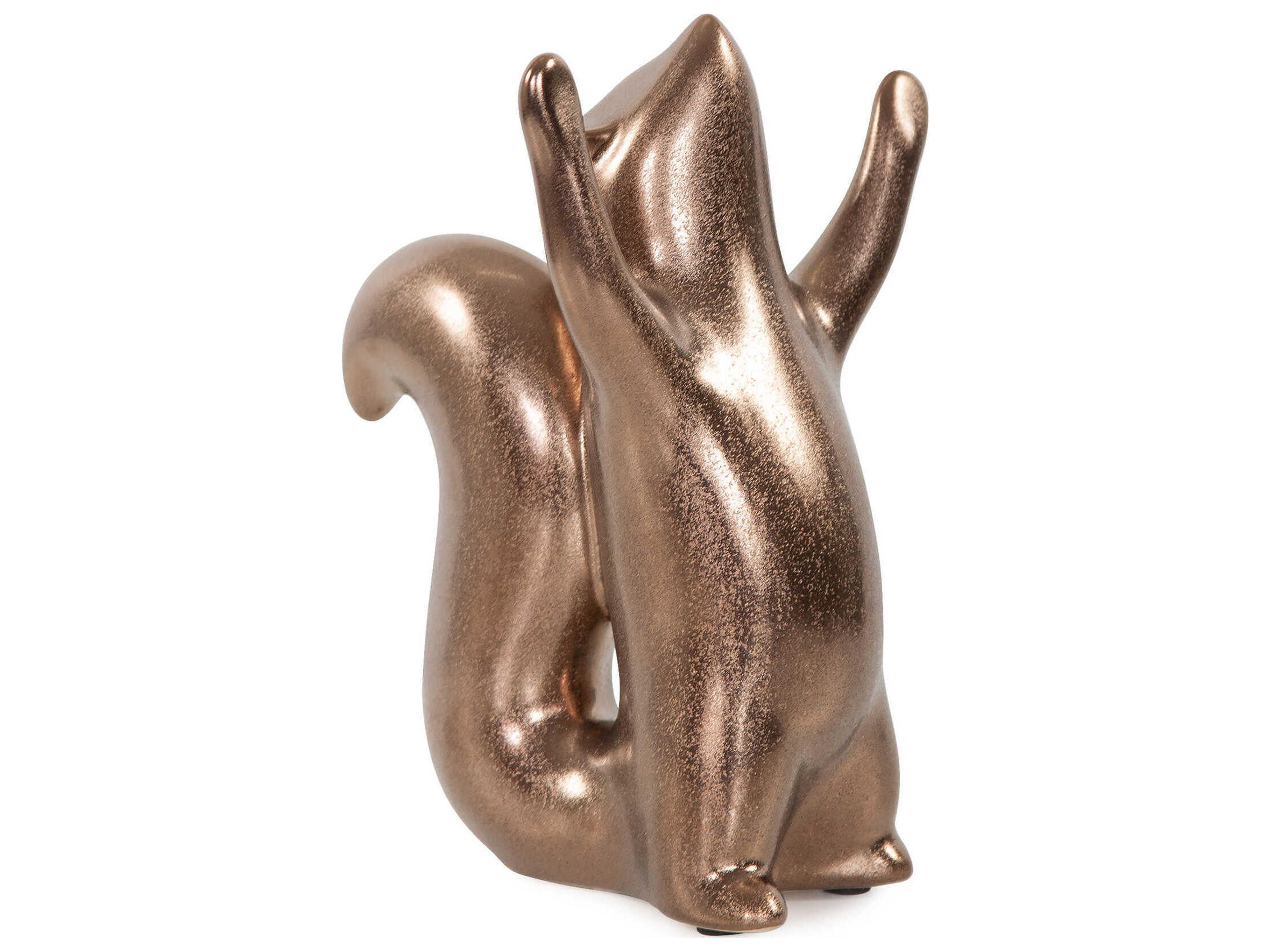 Howard Elliott Brass Chipmunk Sculpture