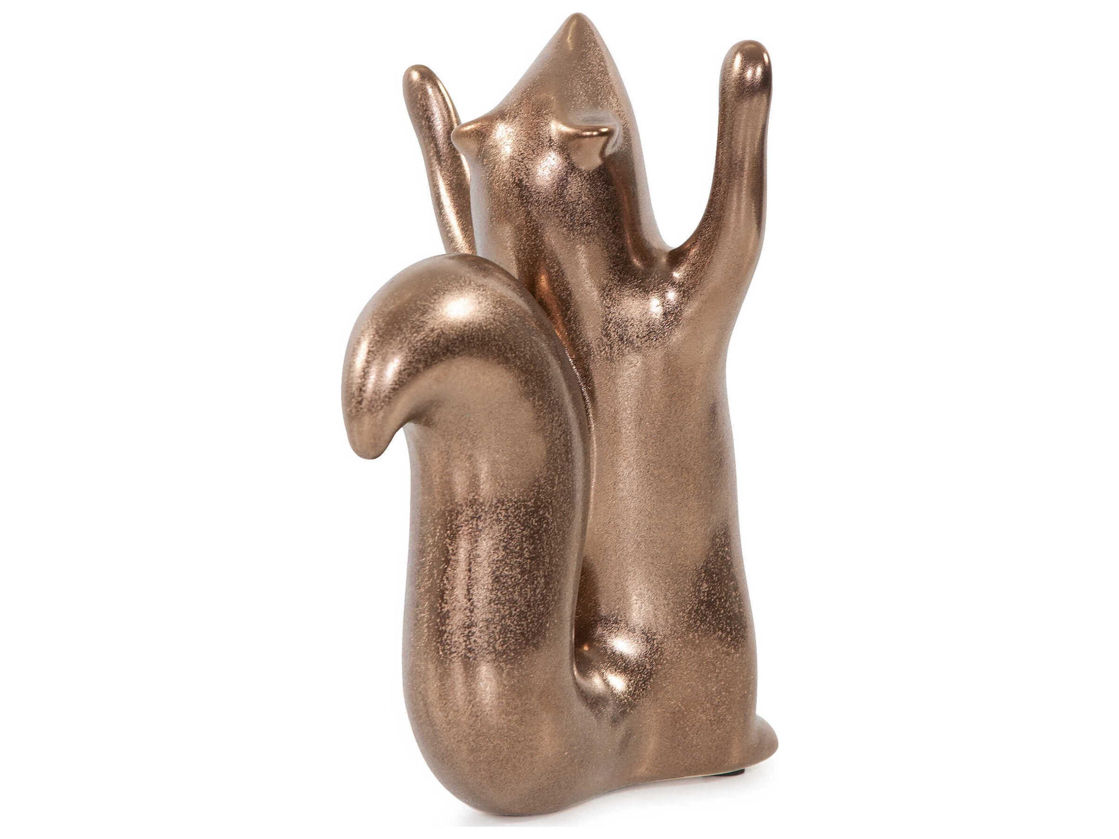 Howard Elliott Brass Chipmunk Sculpture