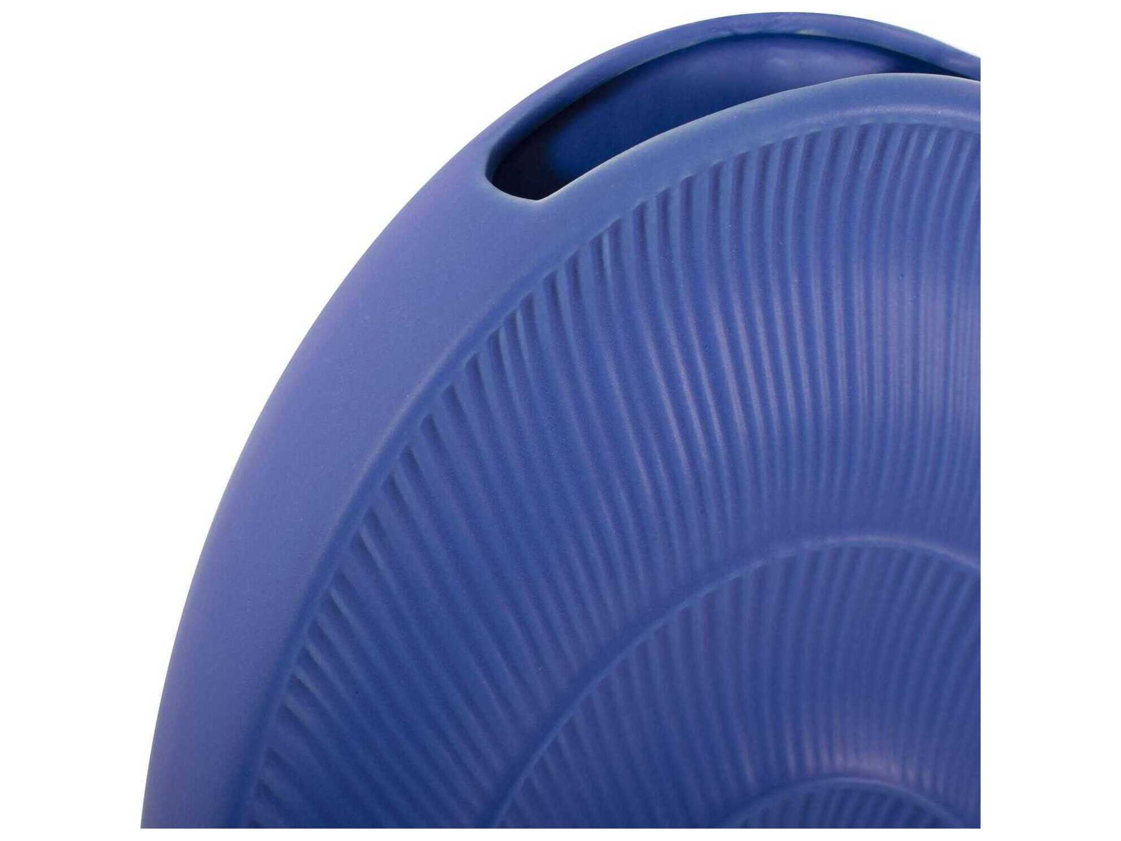 Howard Elliott Radiant Glossy Blue Vase