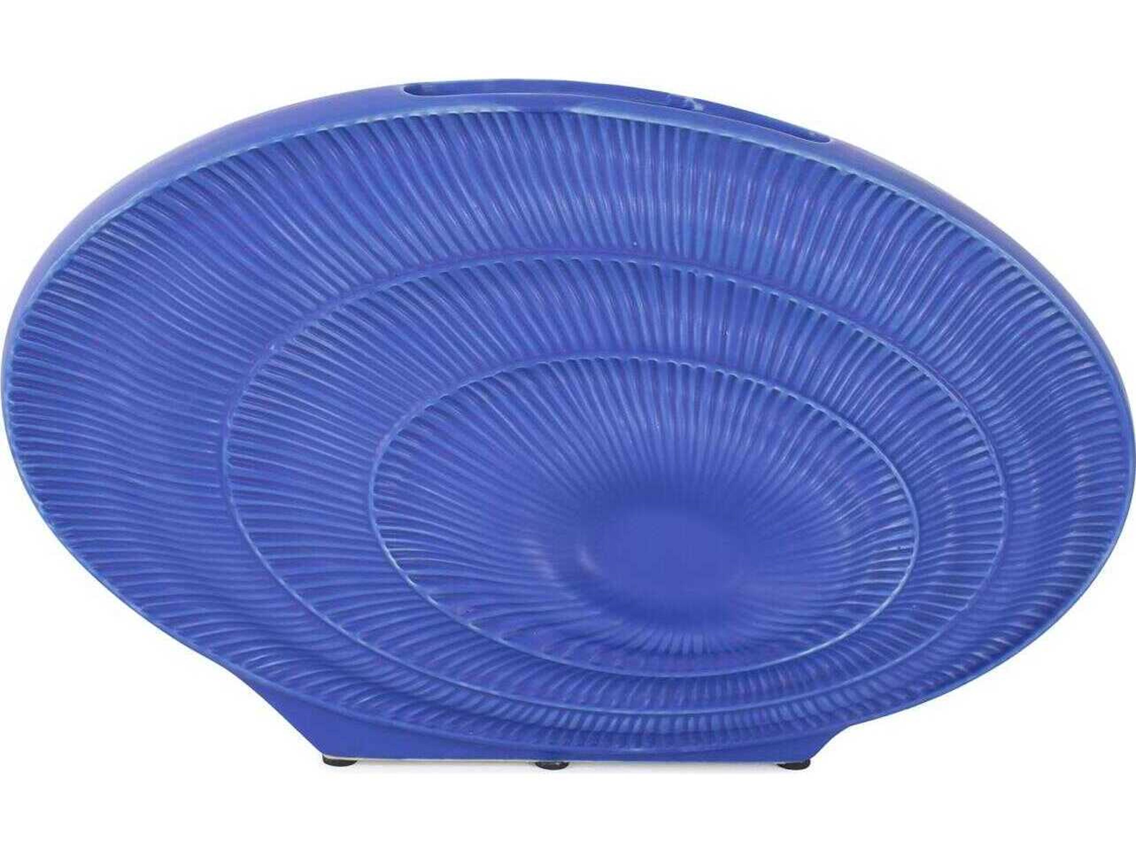 Howard Elliott Radiant Glossy Blue Vase