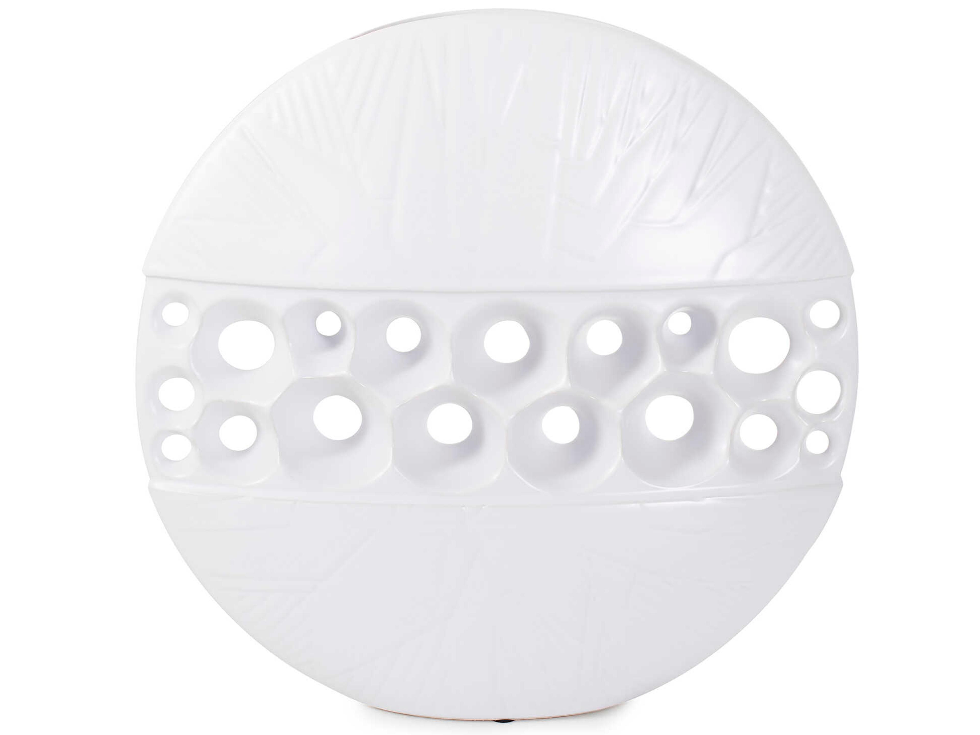 Matte White Moon Vase