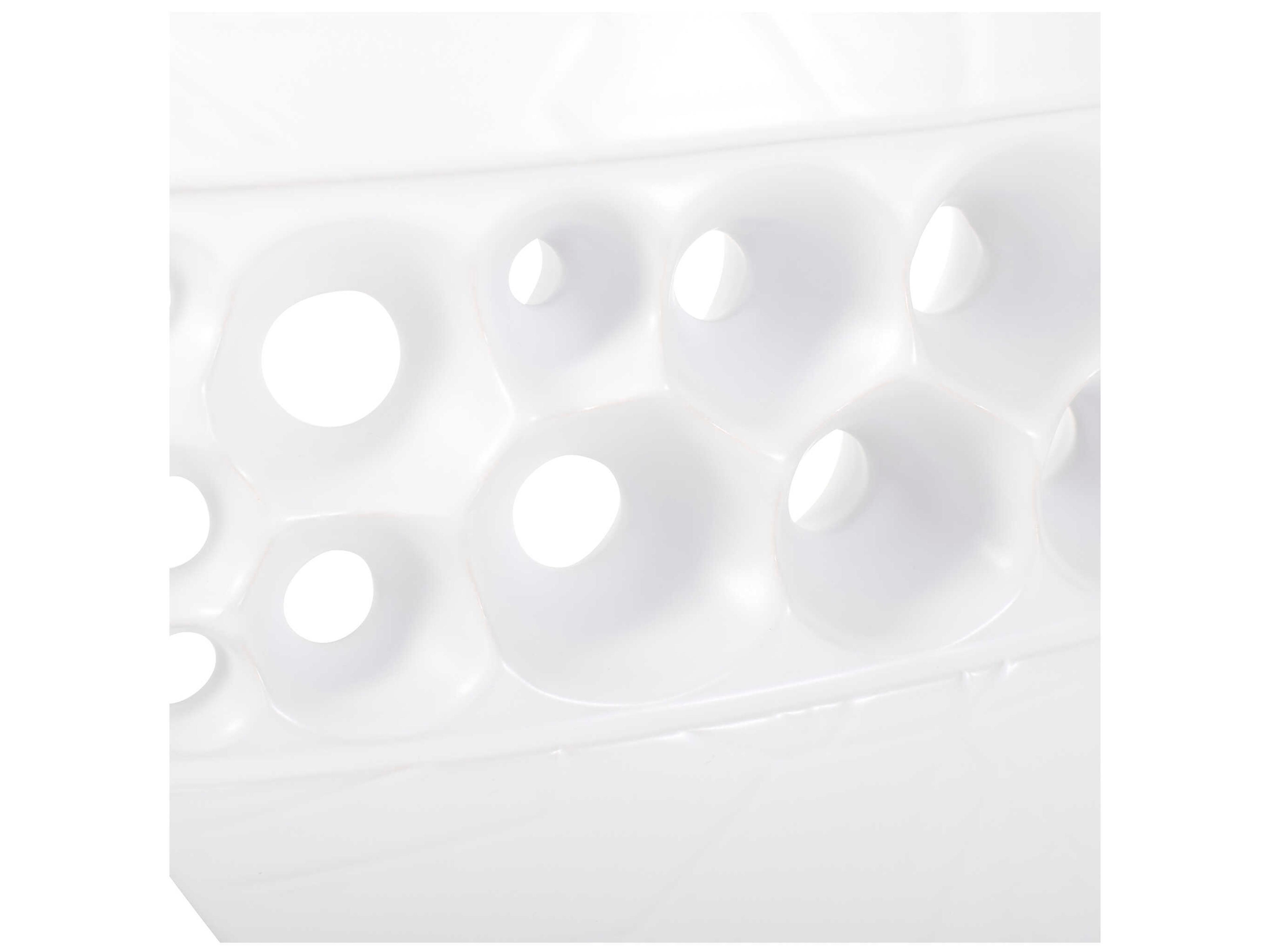 Howard Elliott Matte White Moon Vase