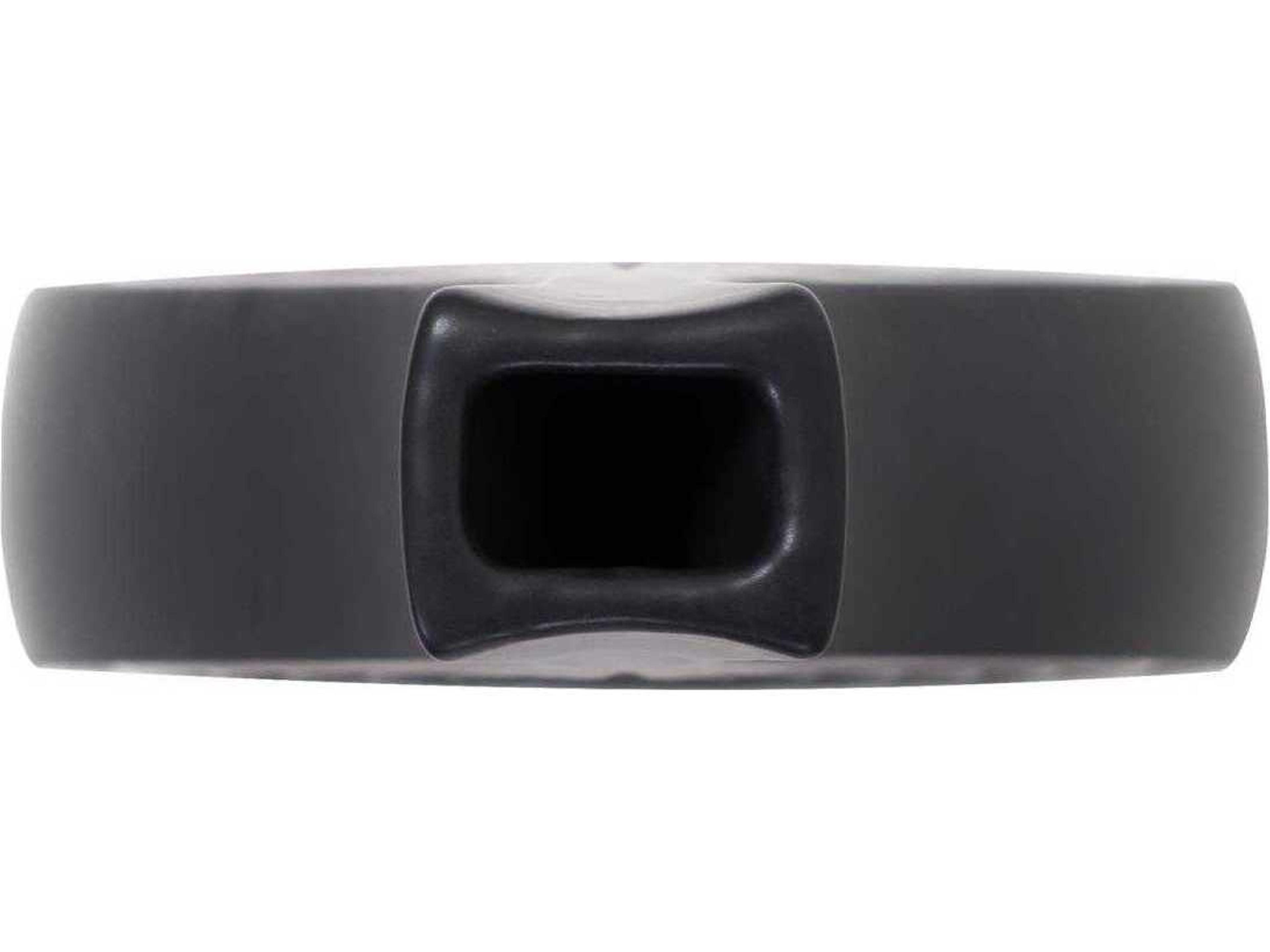 Howard Elliott Onion Tapered Matte Black Vase