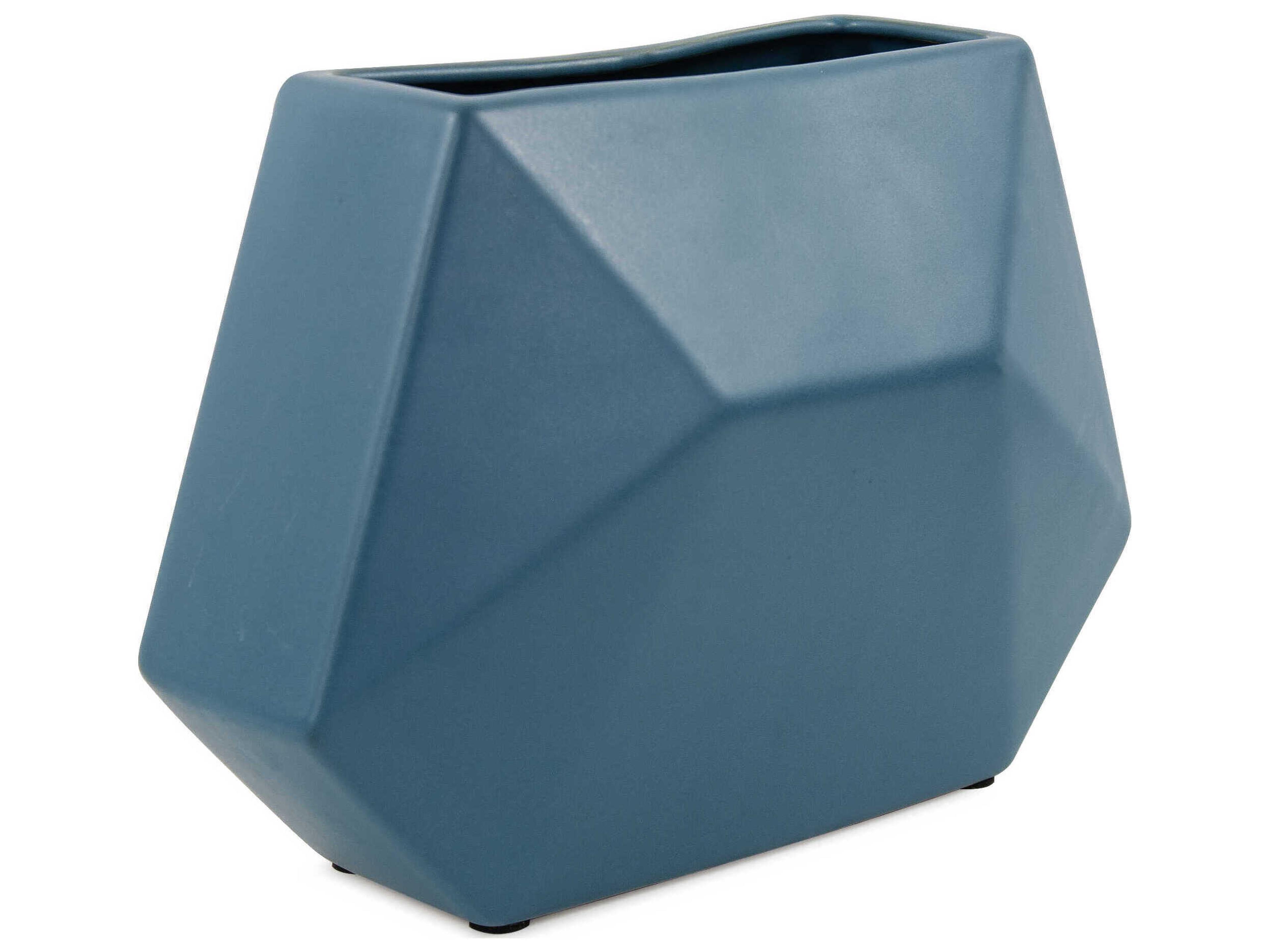 Howard Elliott Brassa Teal Vase