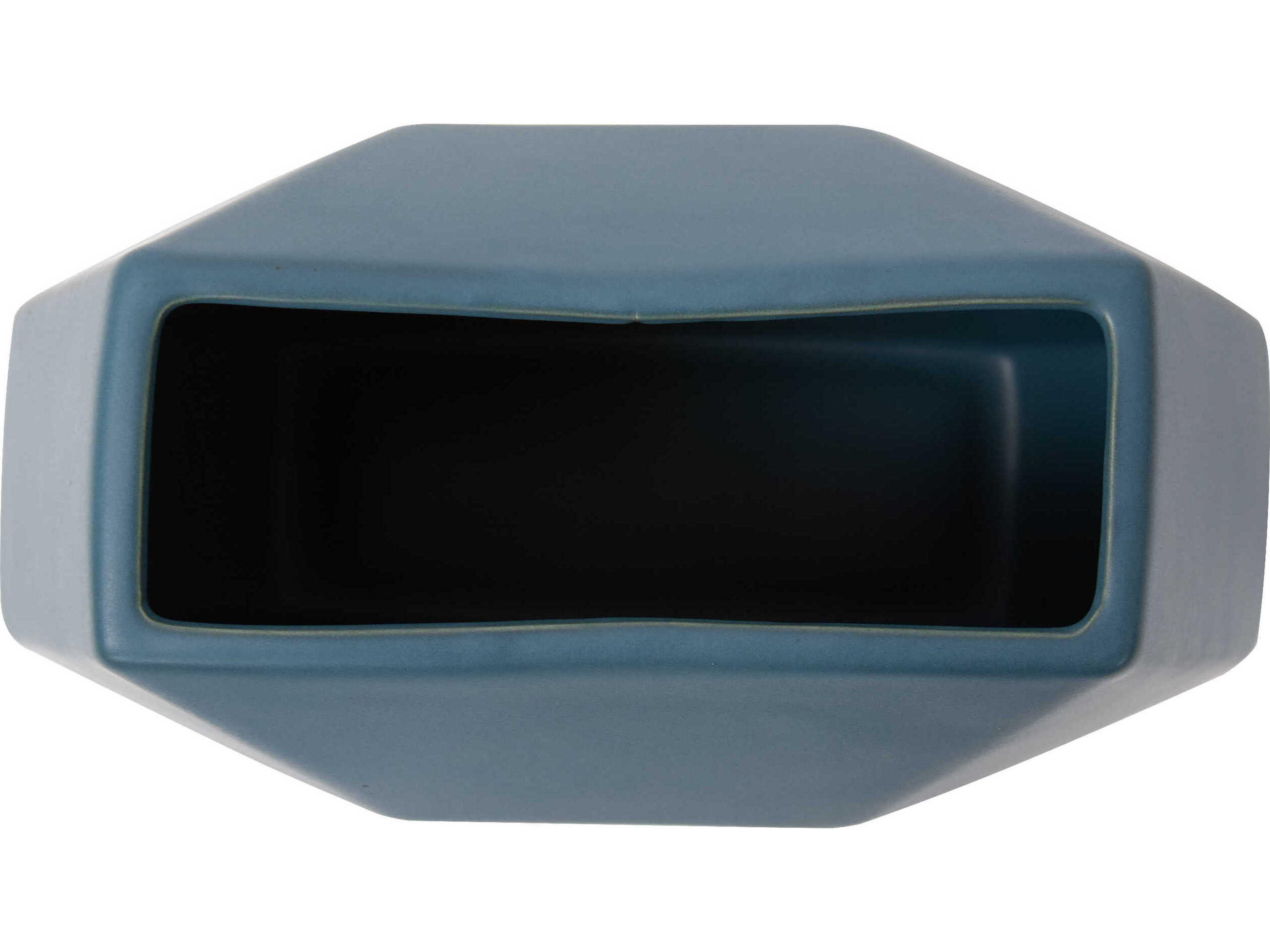 Howard Elliott Brassa Teal Vase