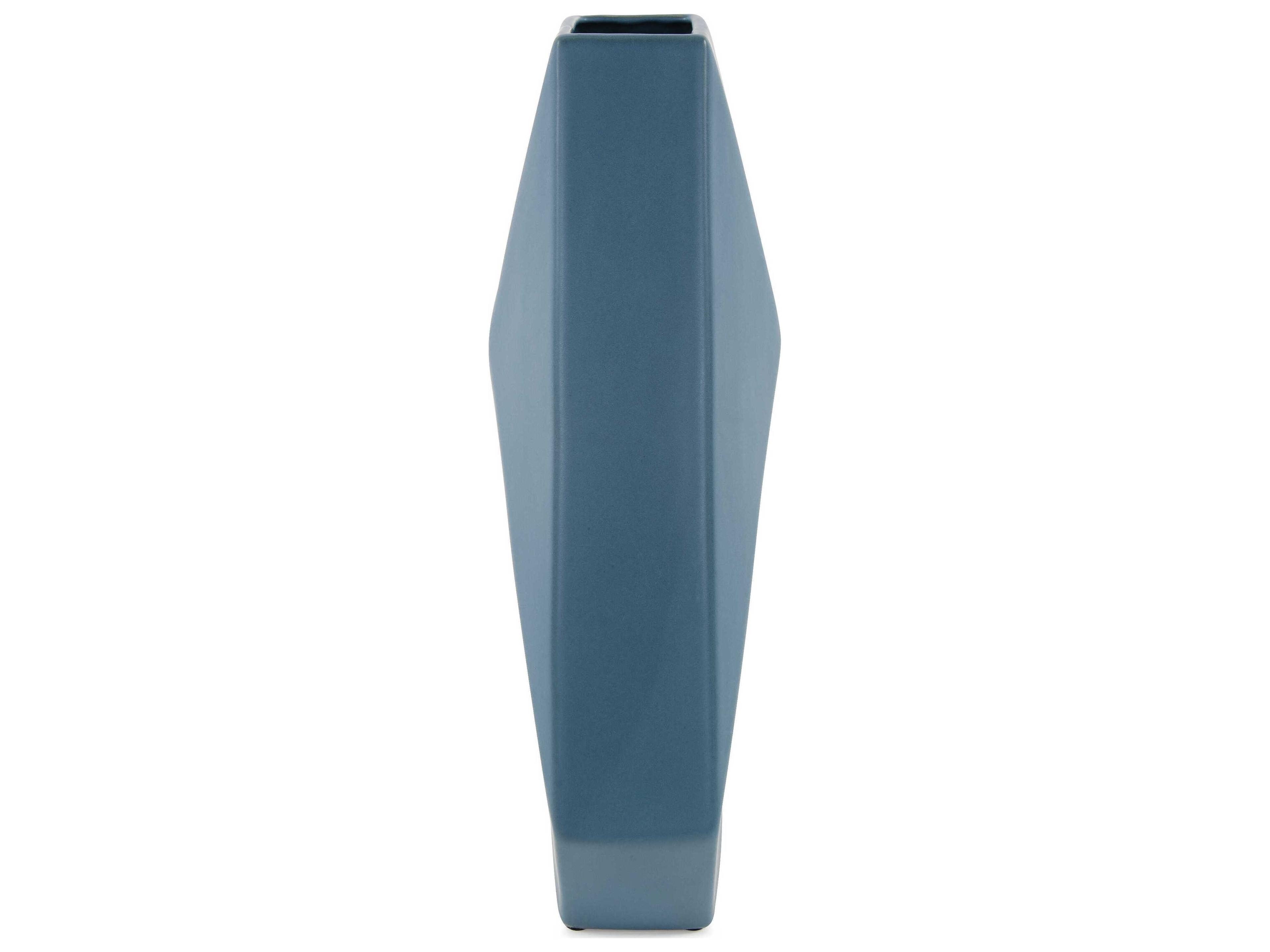 Howard Elliott Brassa Teal Vase