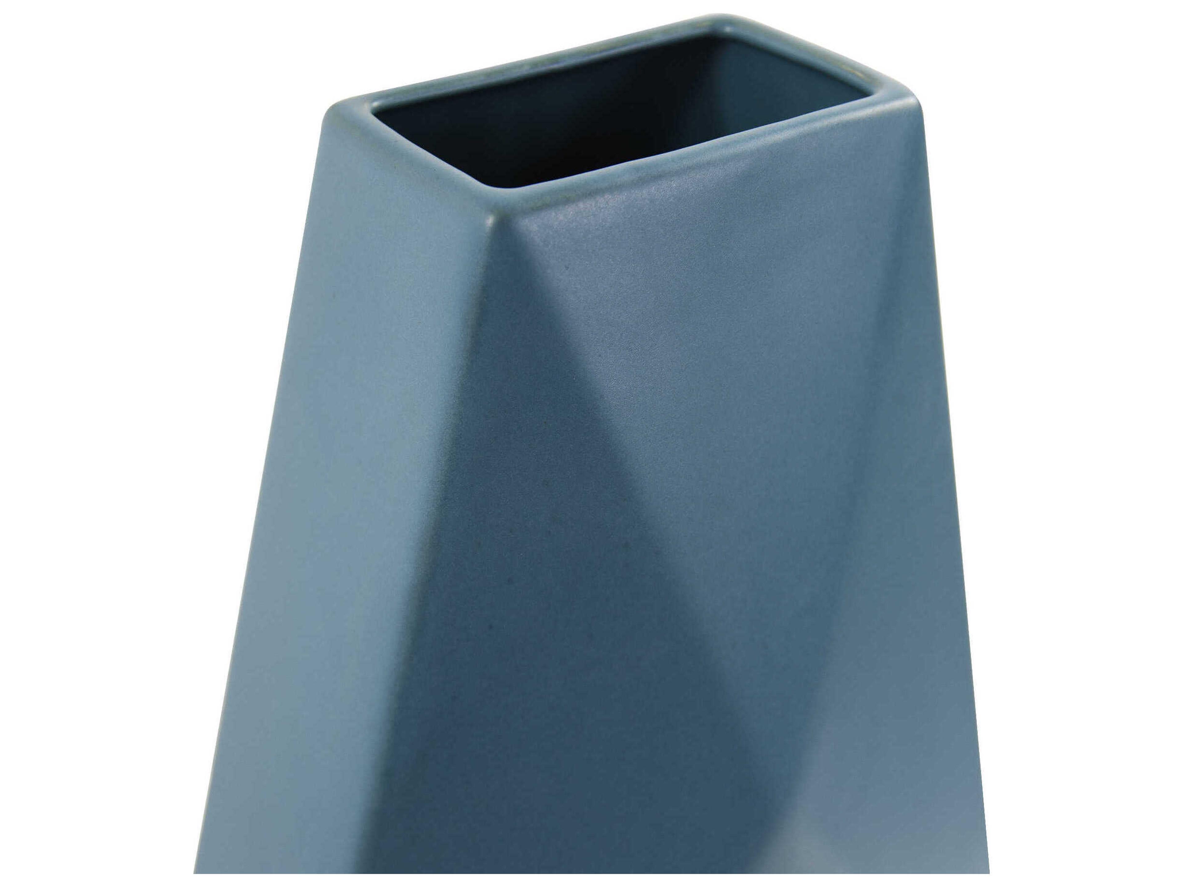 Howard Elliott Brassa Teal Vase