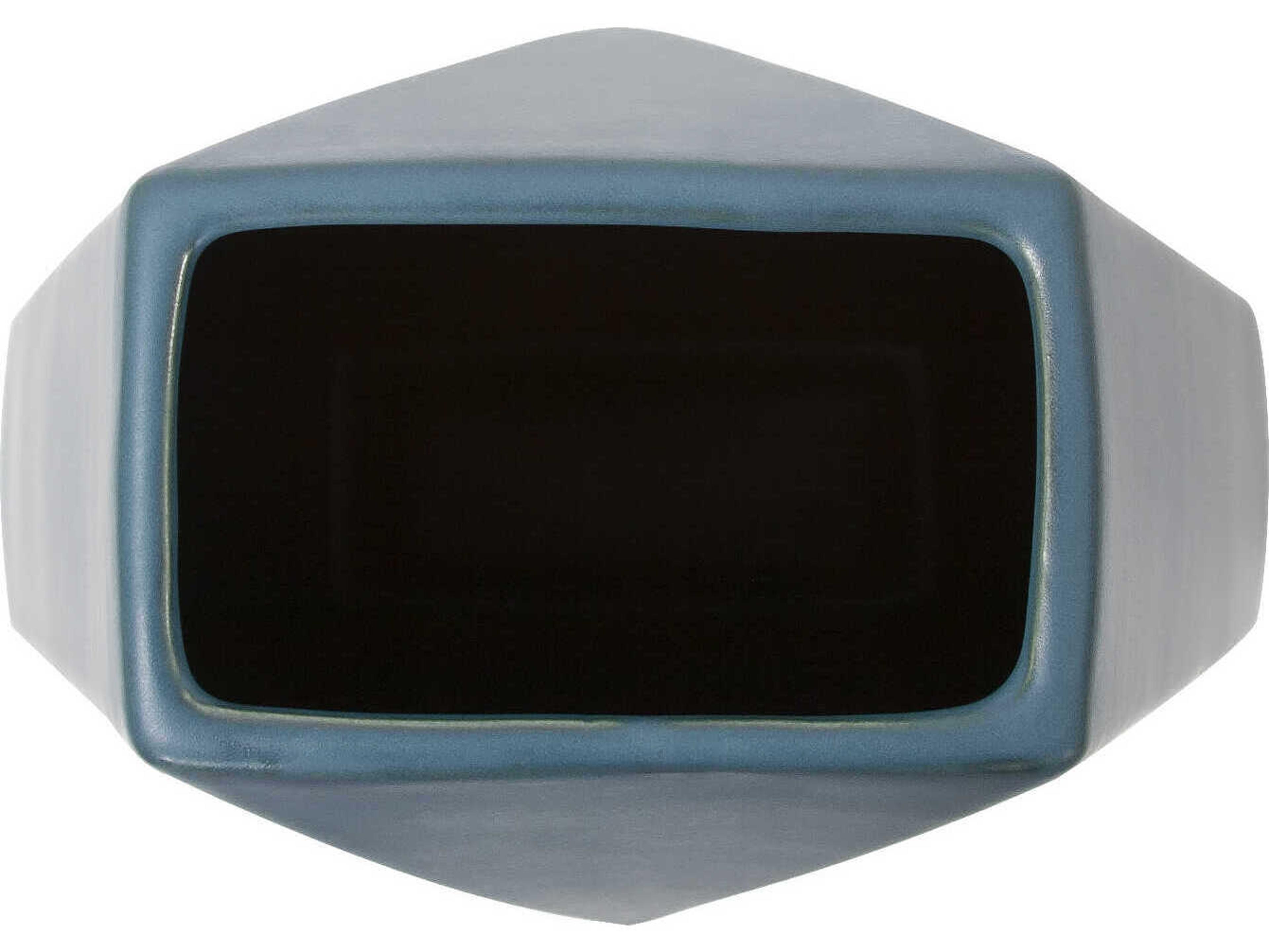 Howard Elliott Brassa Teal Vase