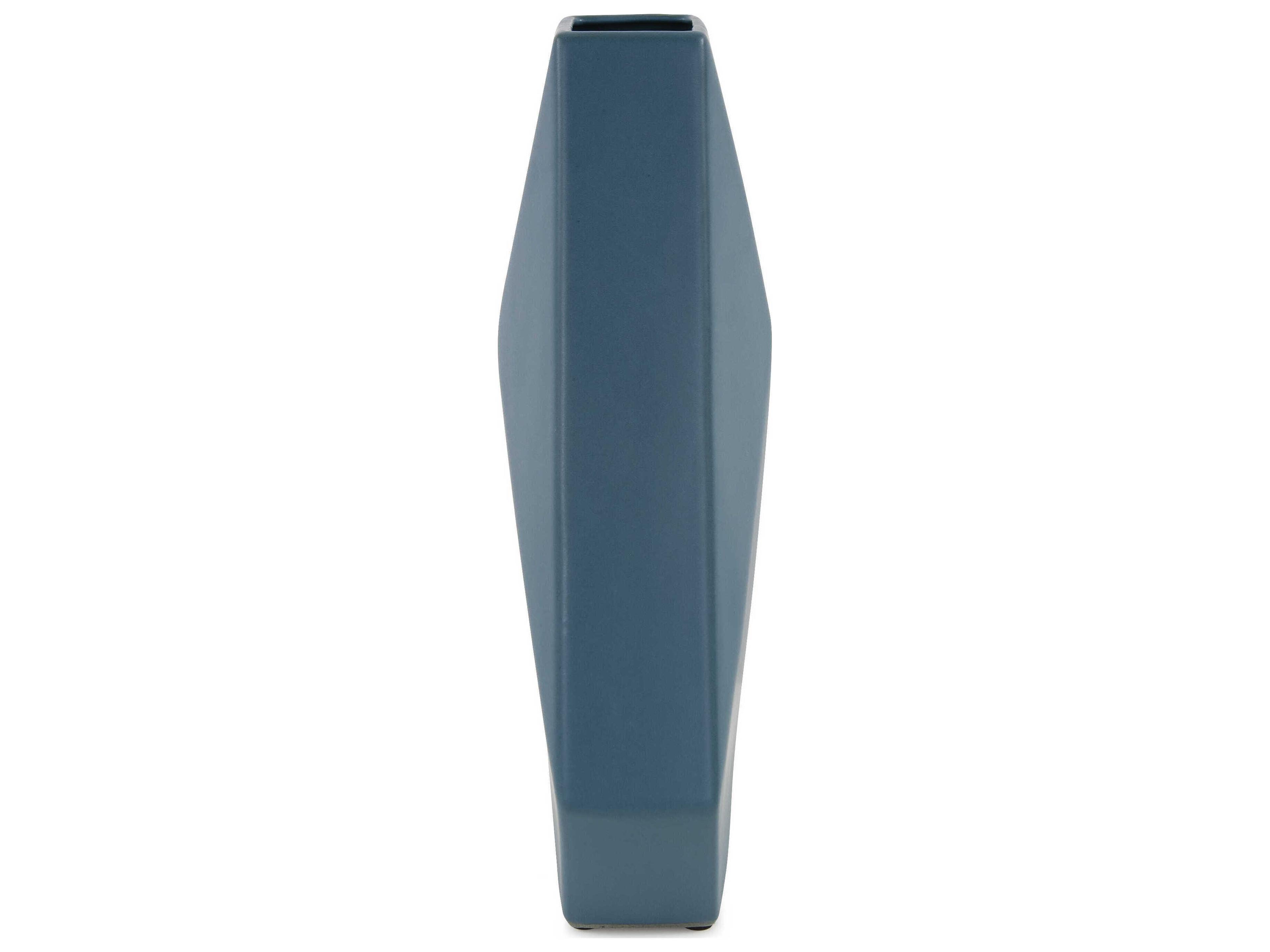 Howard Elliott Brassa Teal Vase