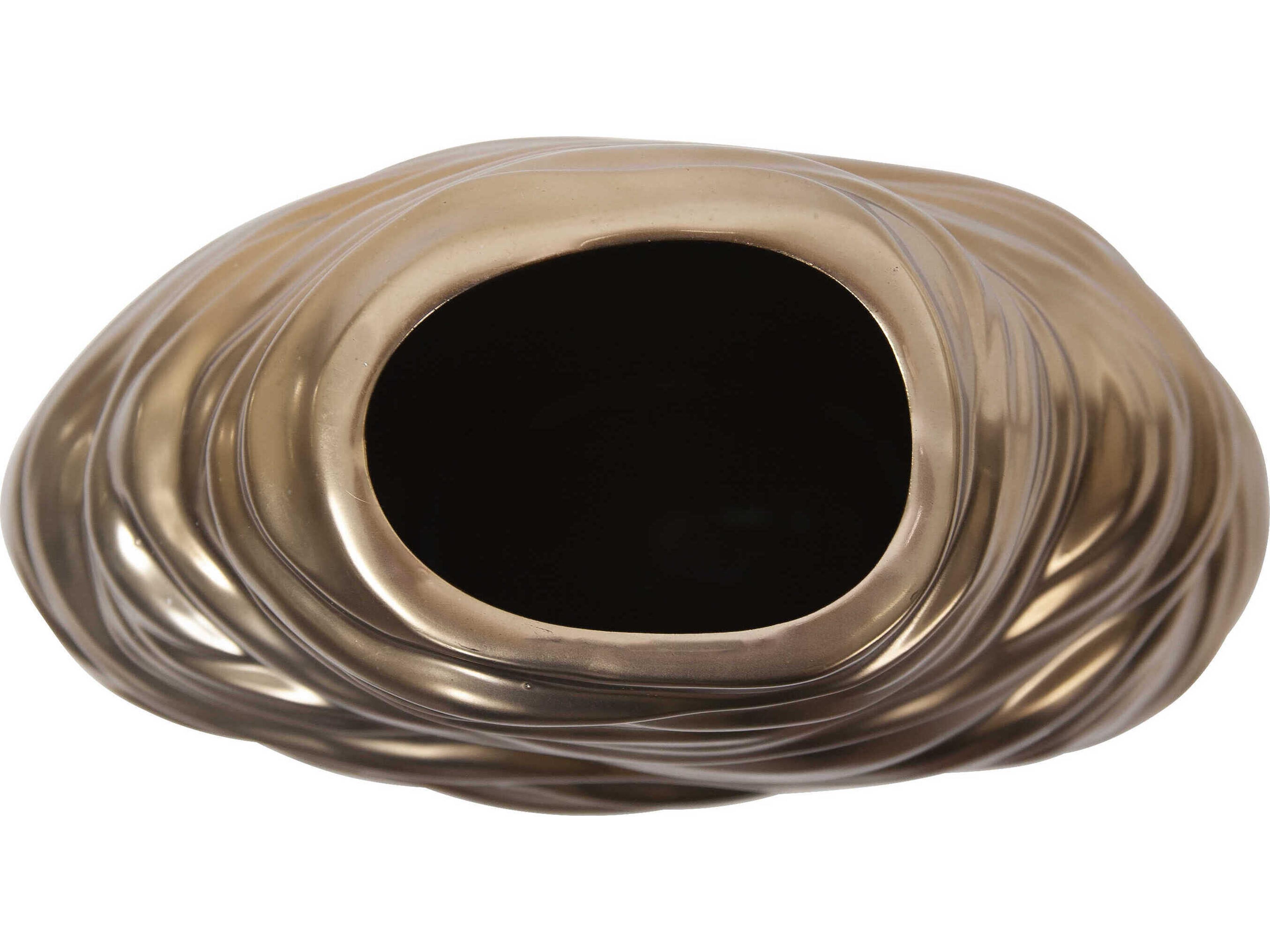 Howard Elliott Ebb Brass Vase