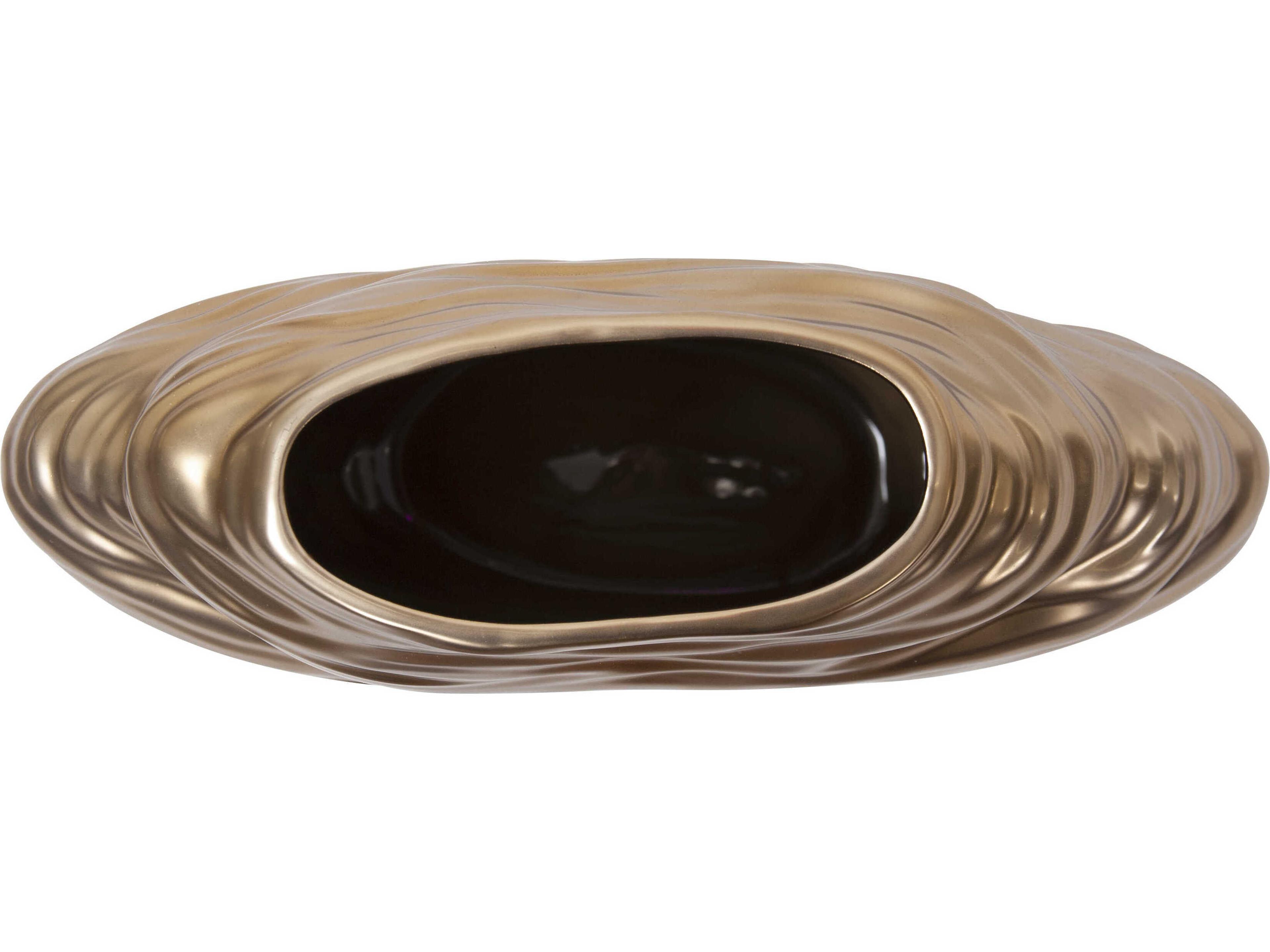 Howard Elliott Ebb Brass Vase