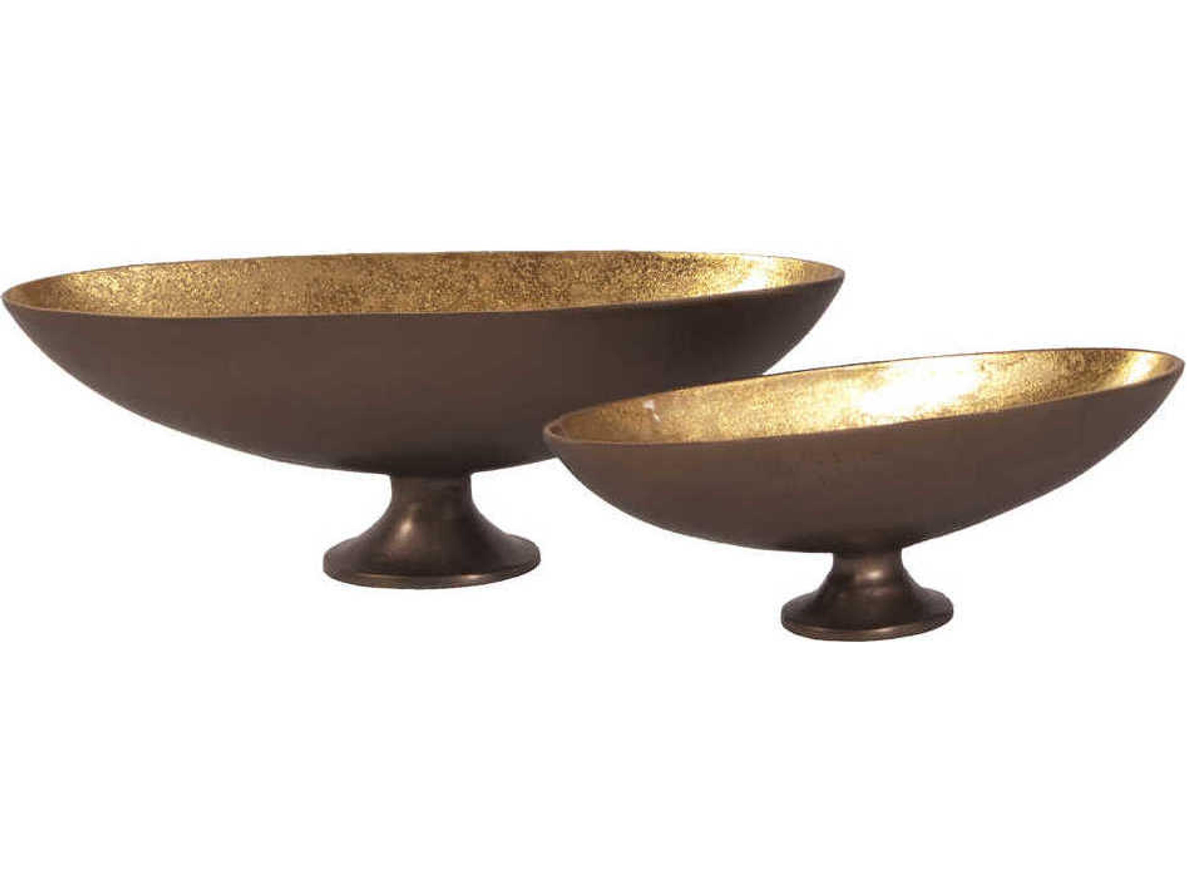 Howard Elliott Bronze / Gold Decorative Bowl