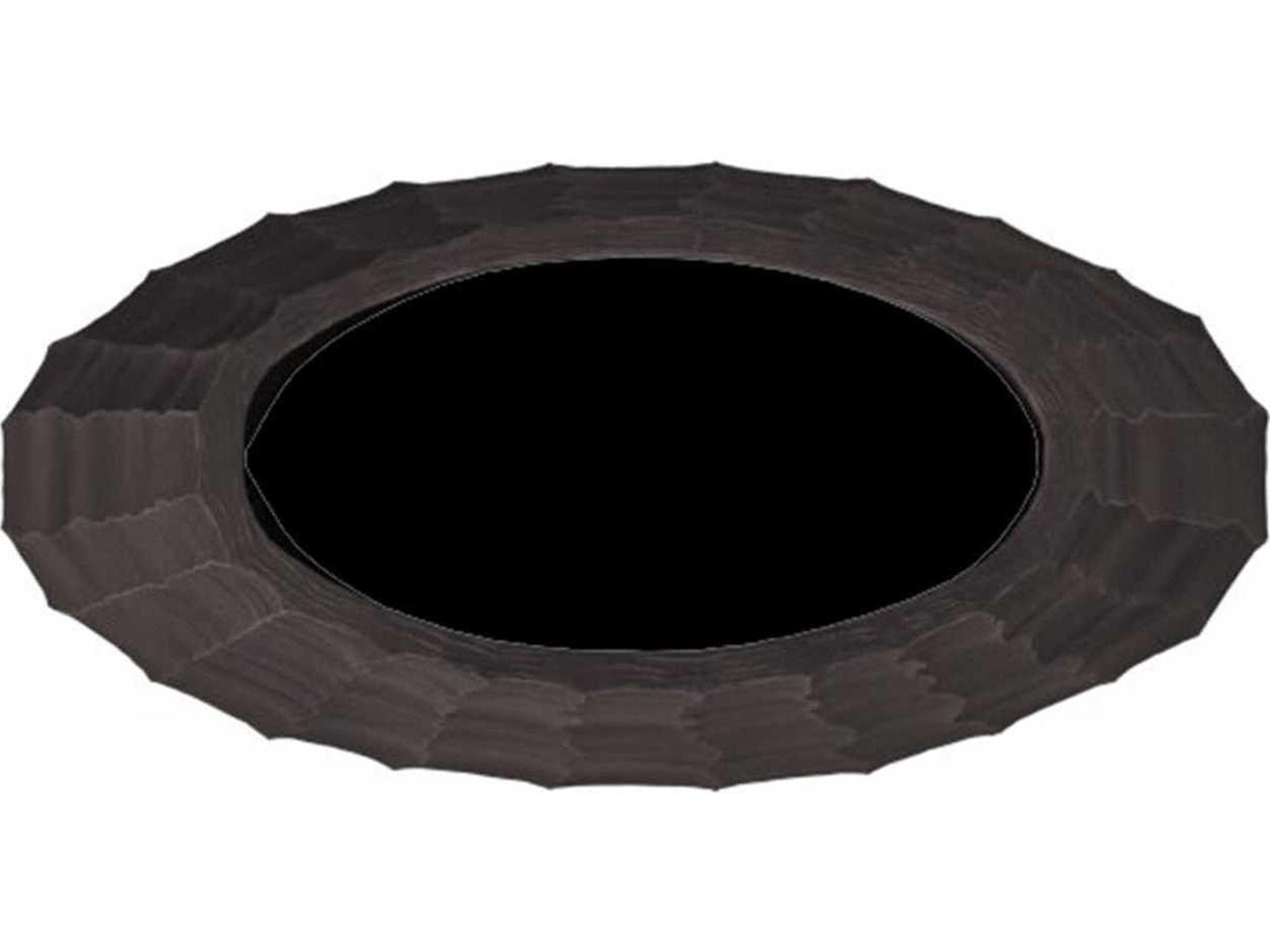 Howard Elliott Graphite Gray 10" Chiseled Vase