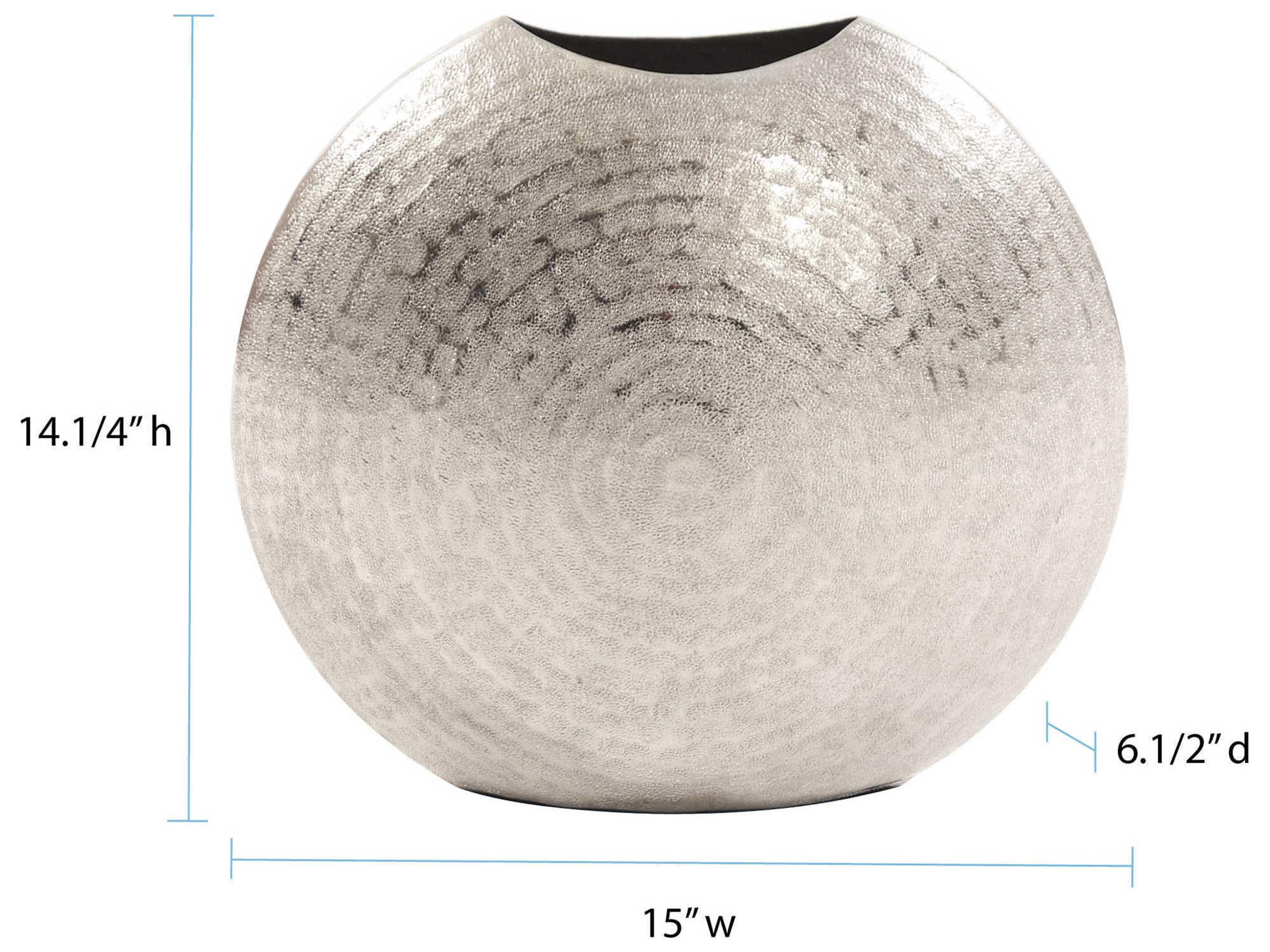 Howard Elliott Silver 15" Vase
