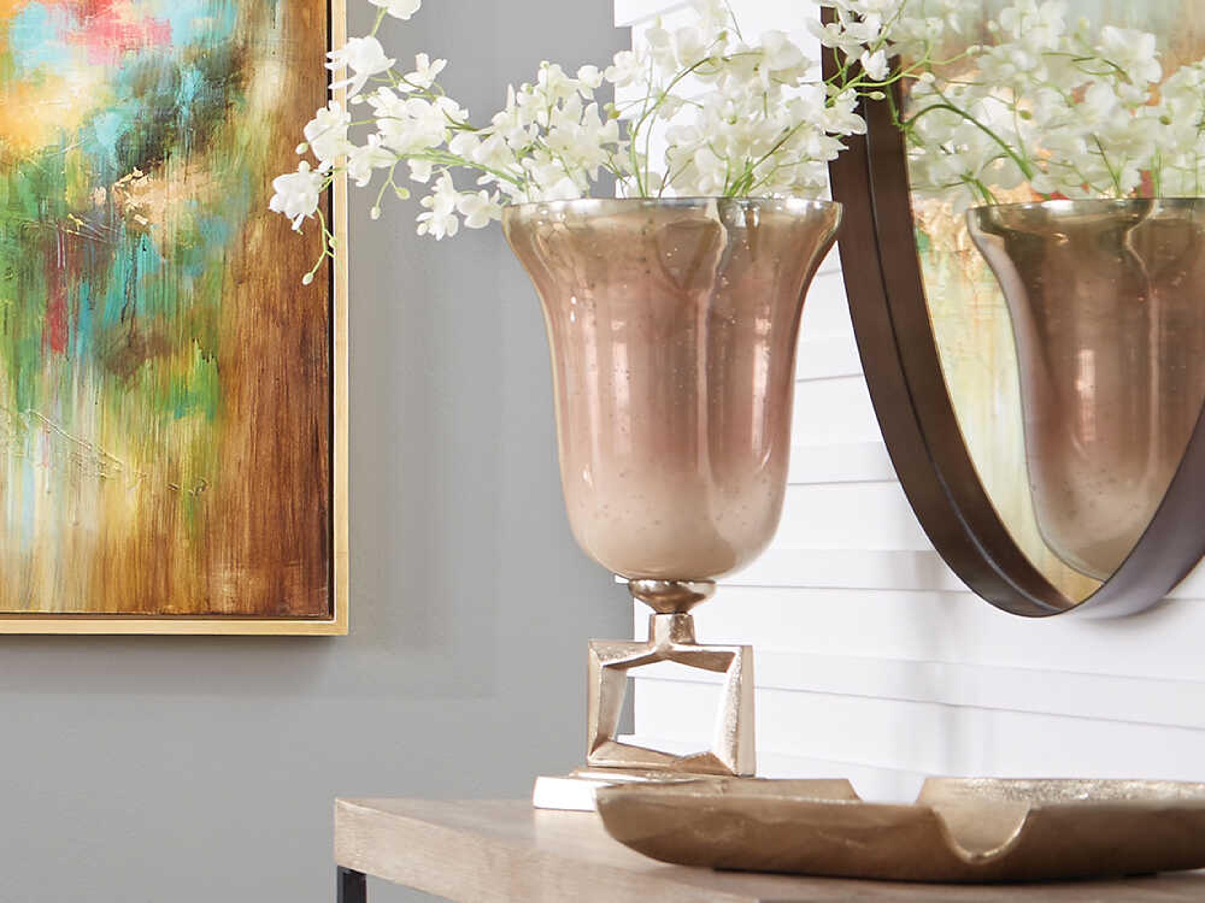 Howard Elliott Notched Corners Gold Serving Tray