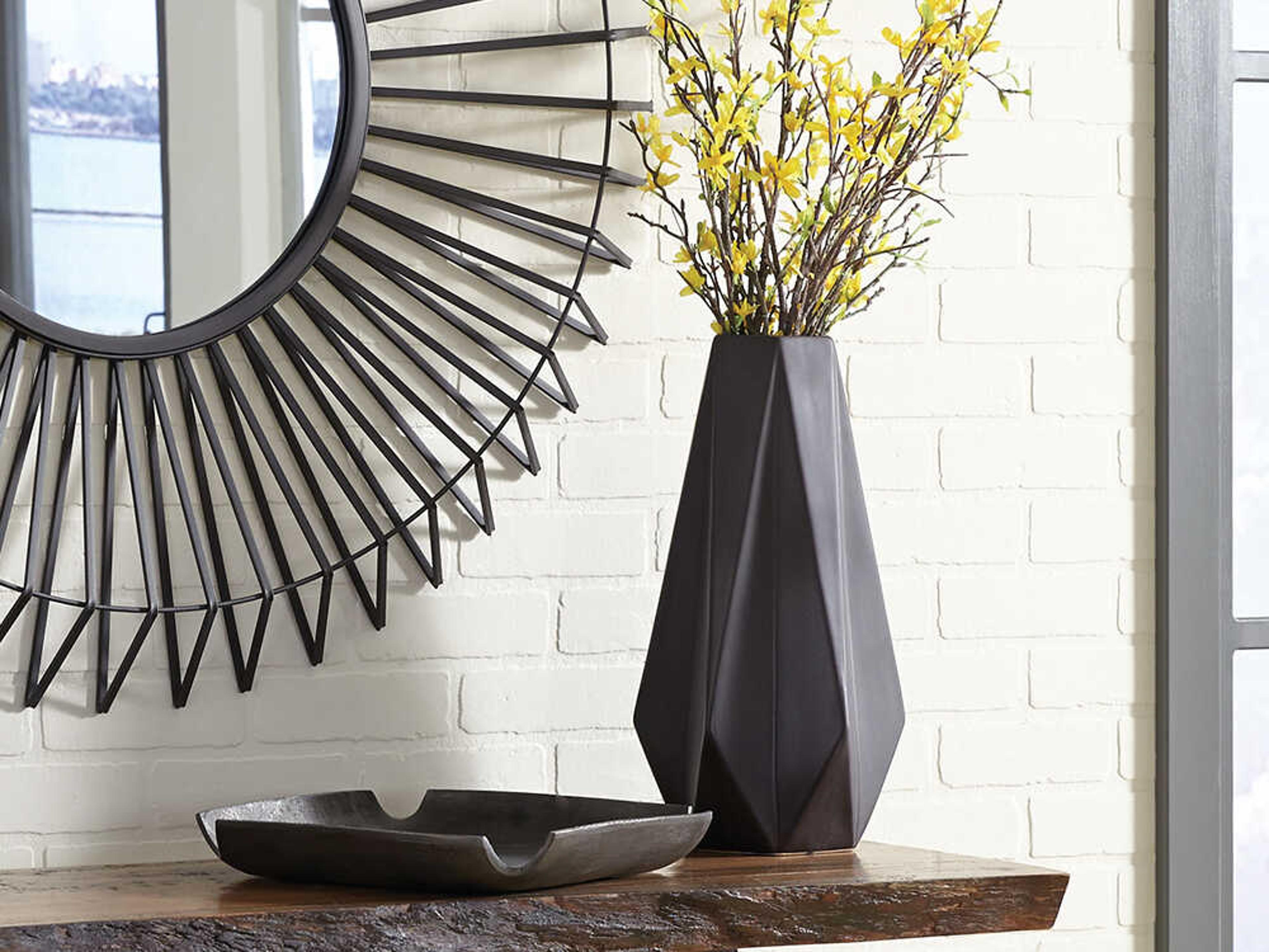 Howard Elliott Notched Corners Graphite Serving Tray