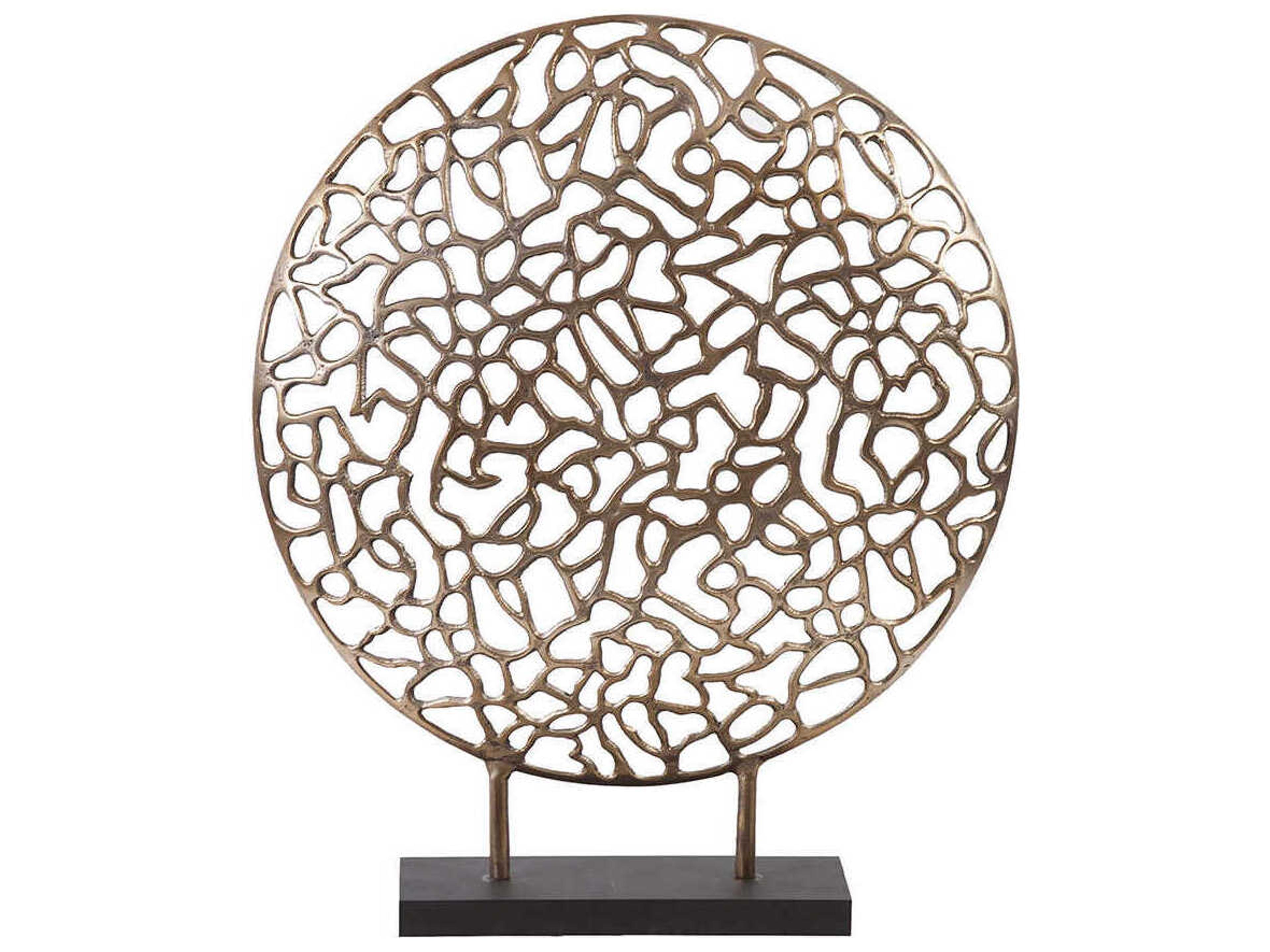 Bronze Branch Disk Sculpture