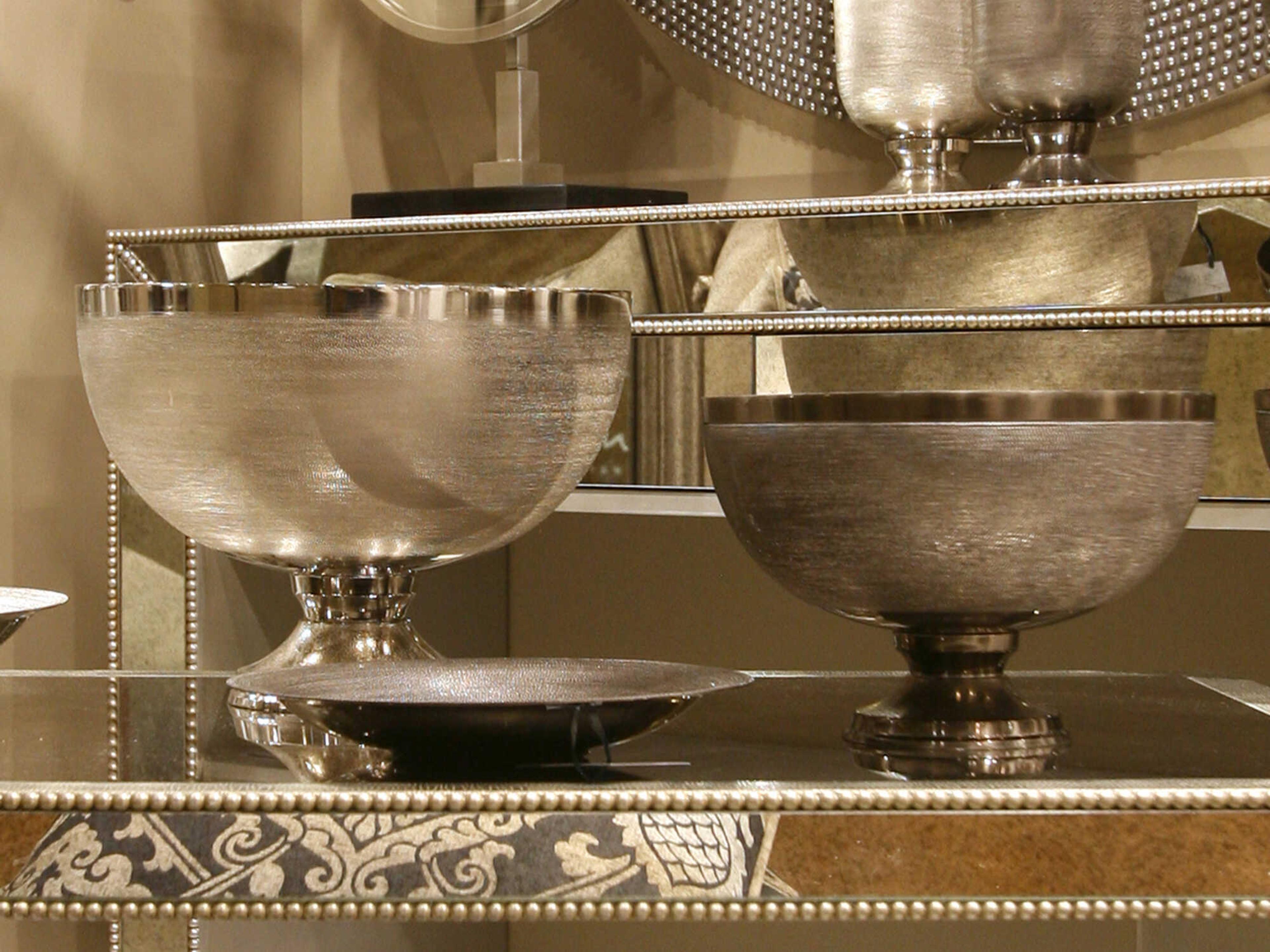 Howard Elliott Smoke Footed Decorative Bowl