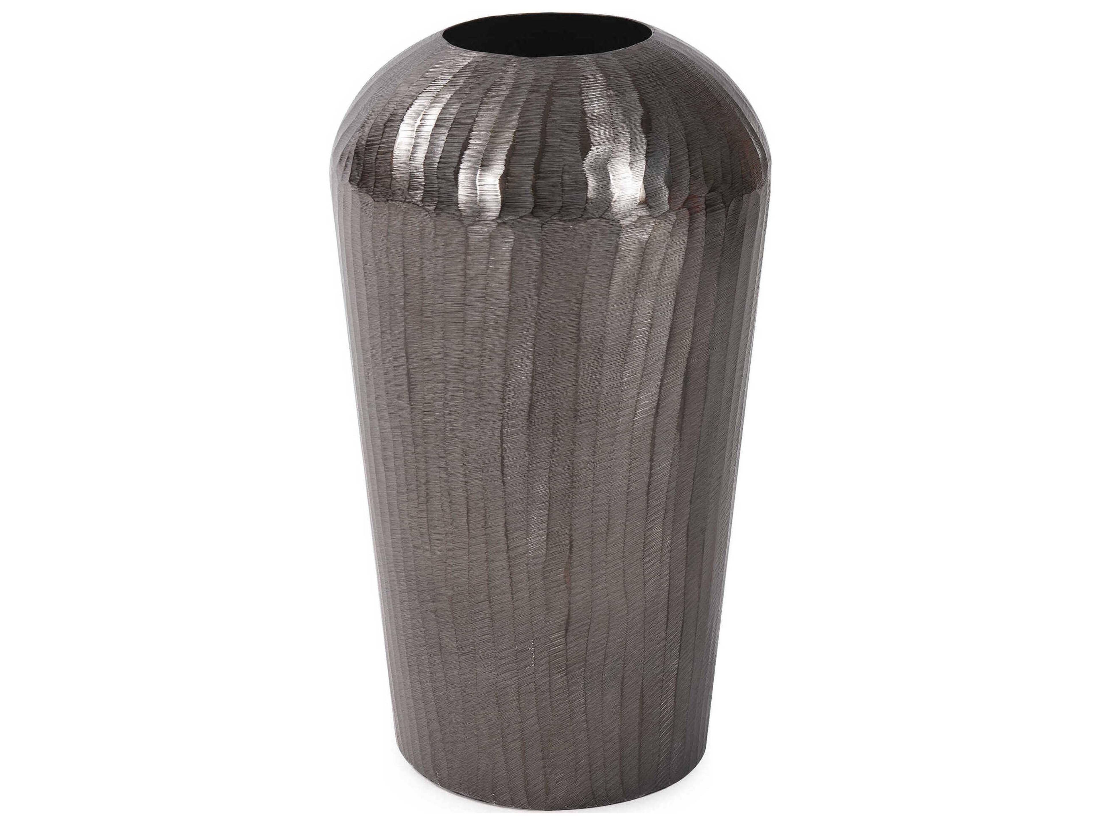 Howard Elliott Carbon Chiseled Vase