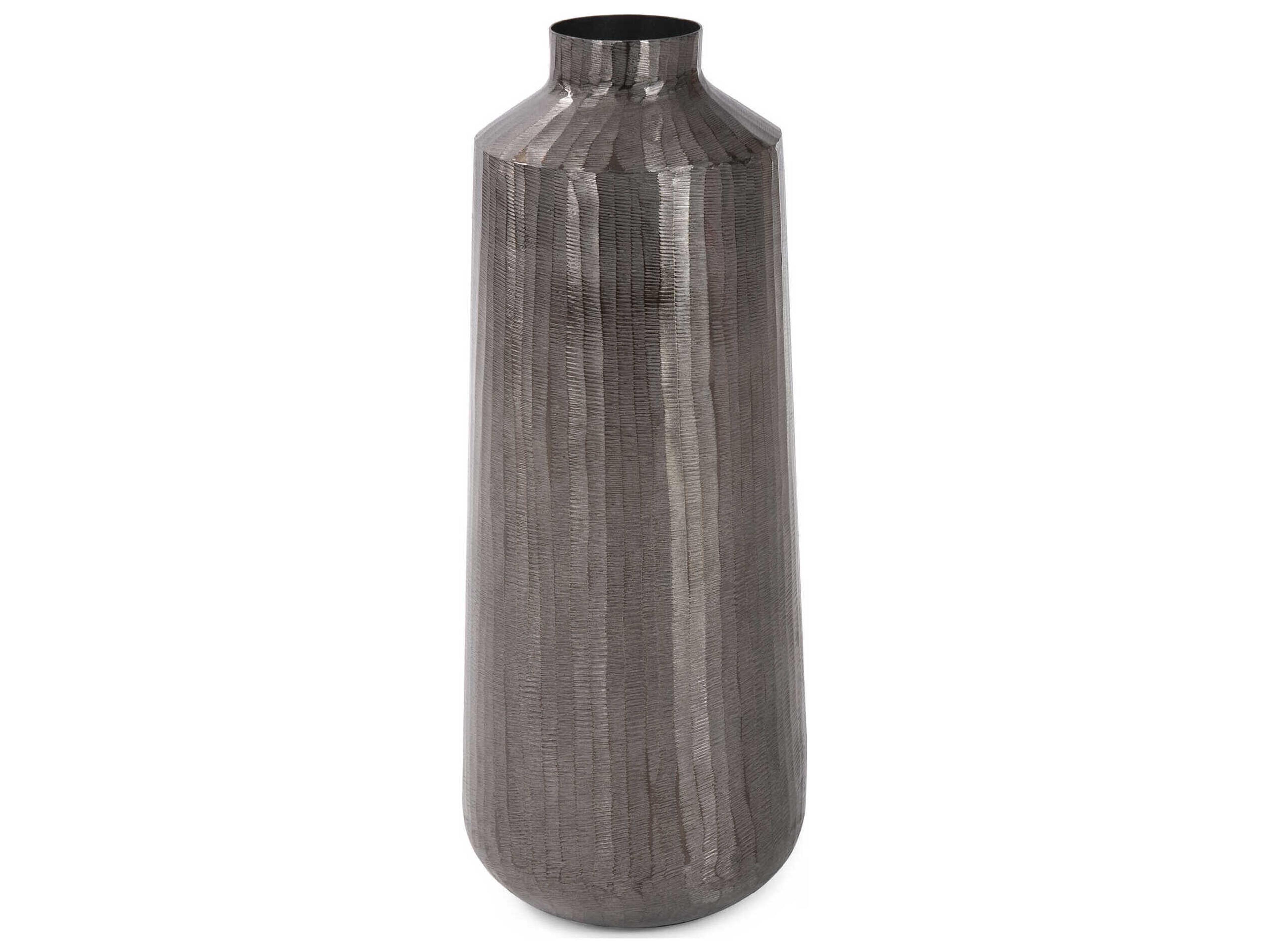 Carbon Chiseled Vase